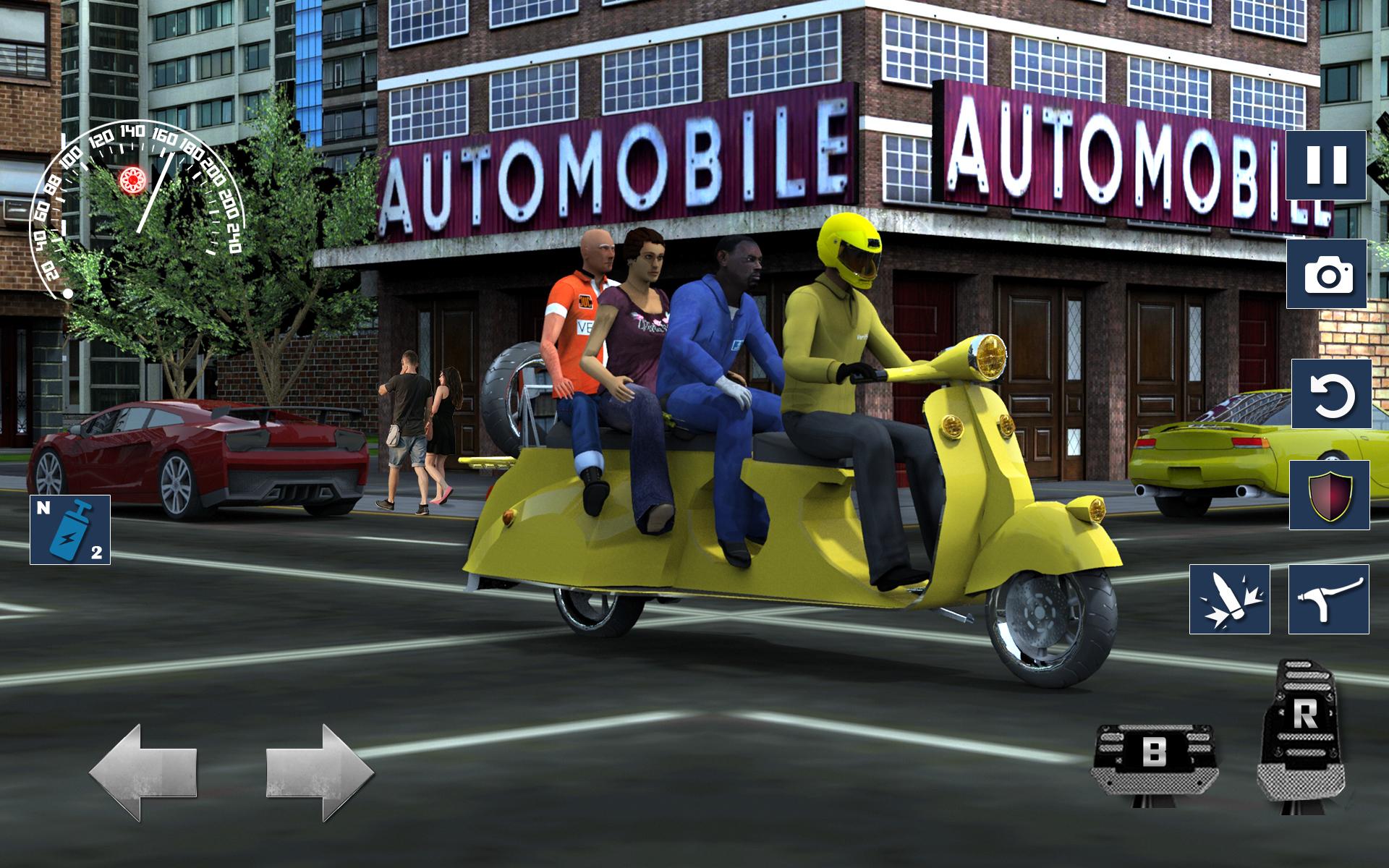 اسکرین شات 4 بازی Bus Bike Taxi Bike Games