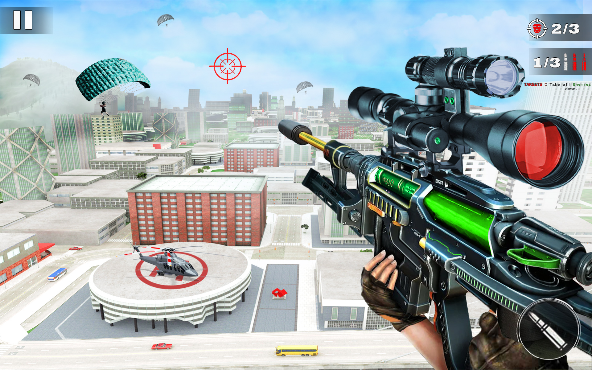 اسکرین شات 1 بازی Sniper 3D Gun Games Shooter