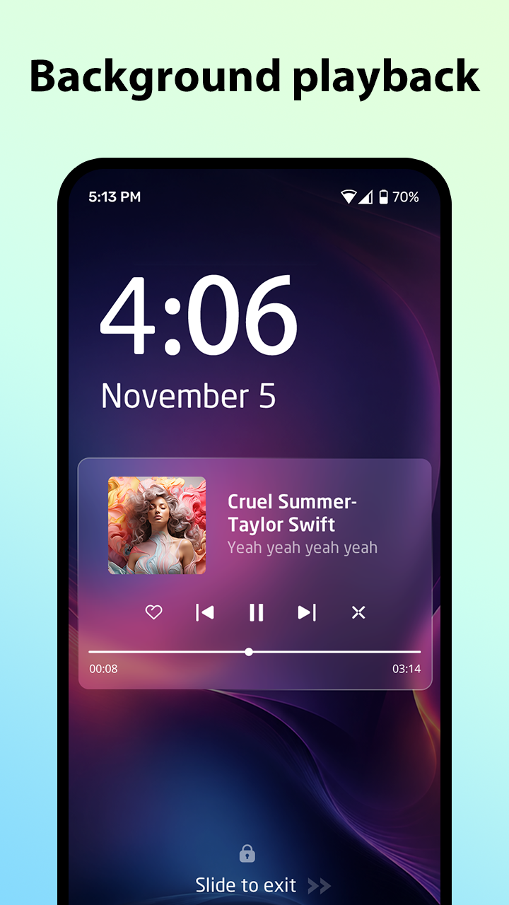 اسکرین شات 7 برنامه Music Player - MP3 Music App