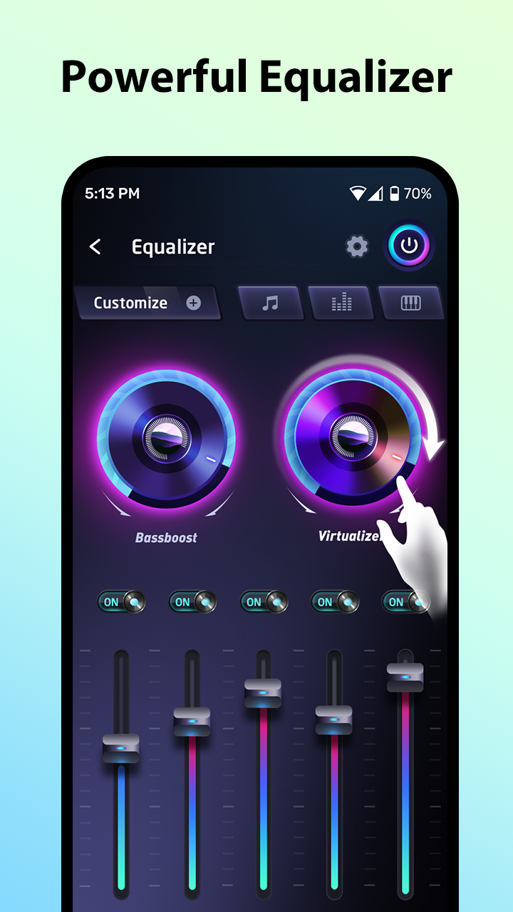 اسکرین شات 3 برنامه Mp3 Player, Mido Music Player