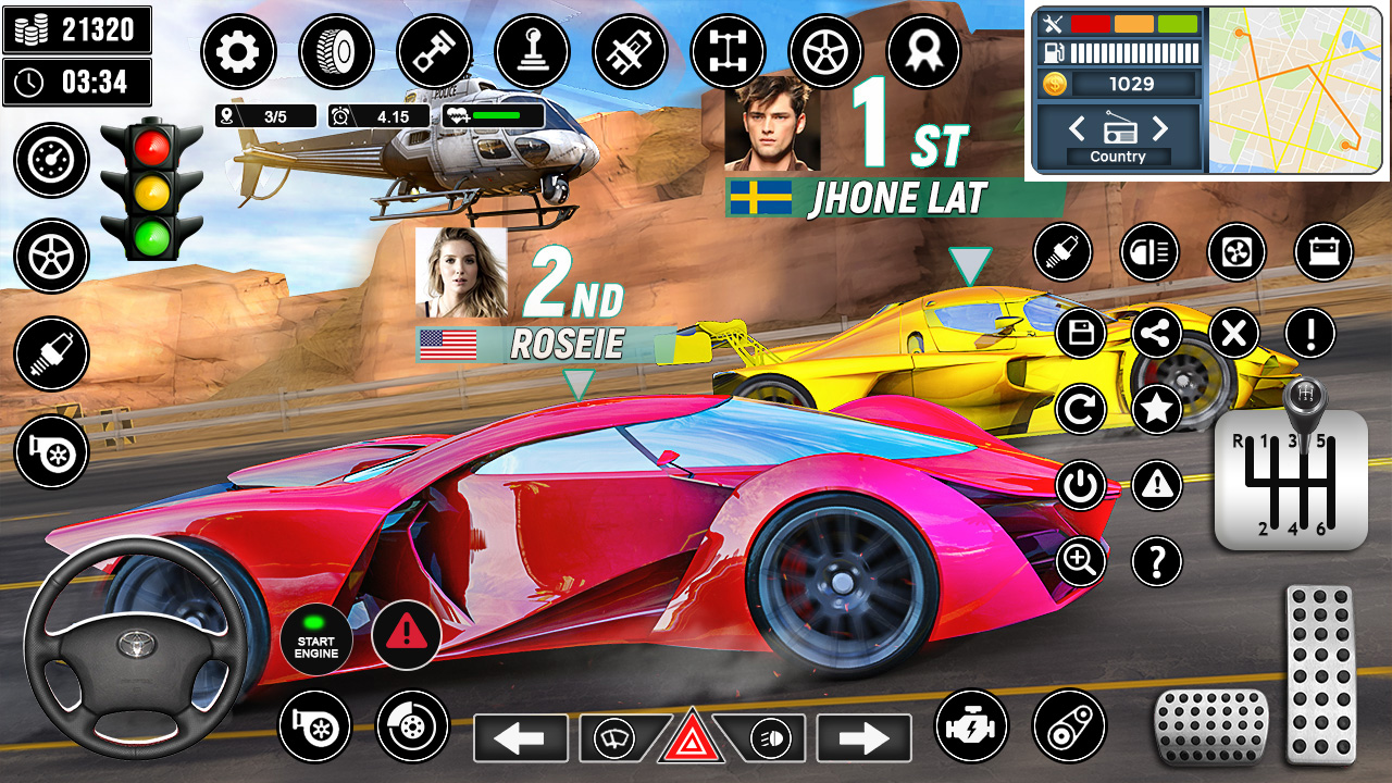 اسکرین شات 4 بازی Car Racing Game : 3D Car Games