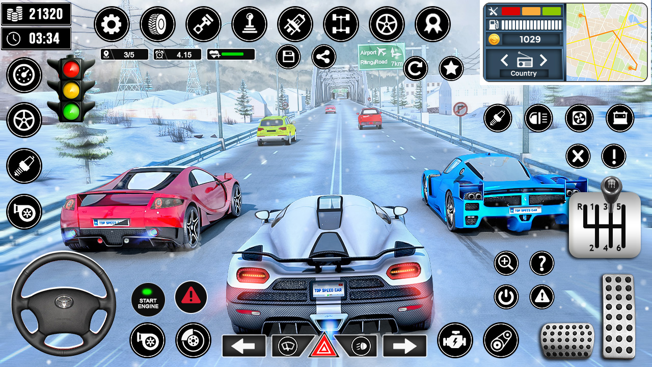 اسکرین شات 3 بازی Car Racing Game - Car Games 3D