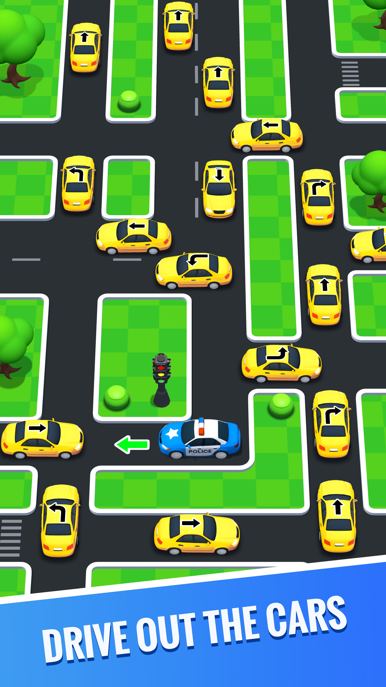 اسکرین شات 1 بازی Unblock Cars: Traffic Control