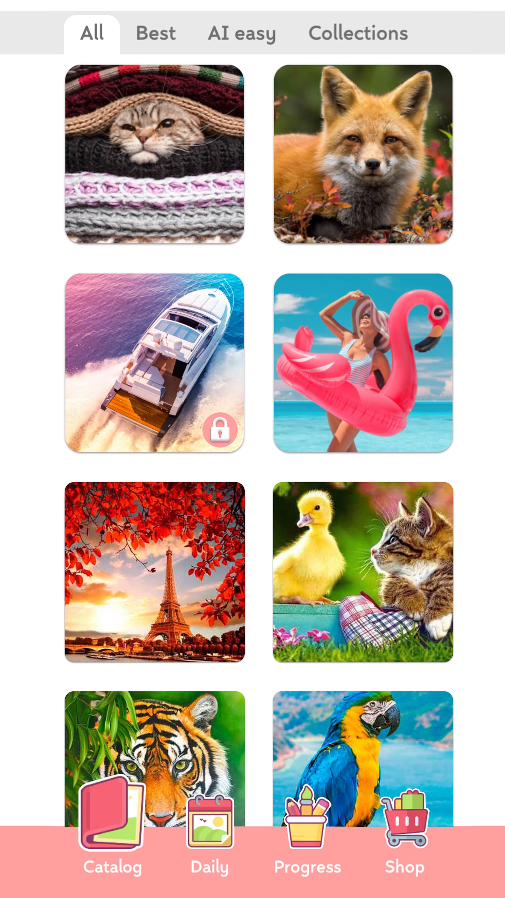 اسکرین شات 4 بازی Cross Stitch Coloring Art
