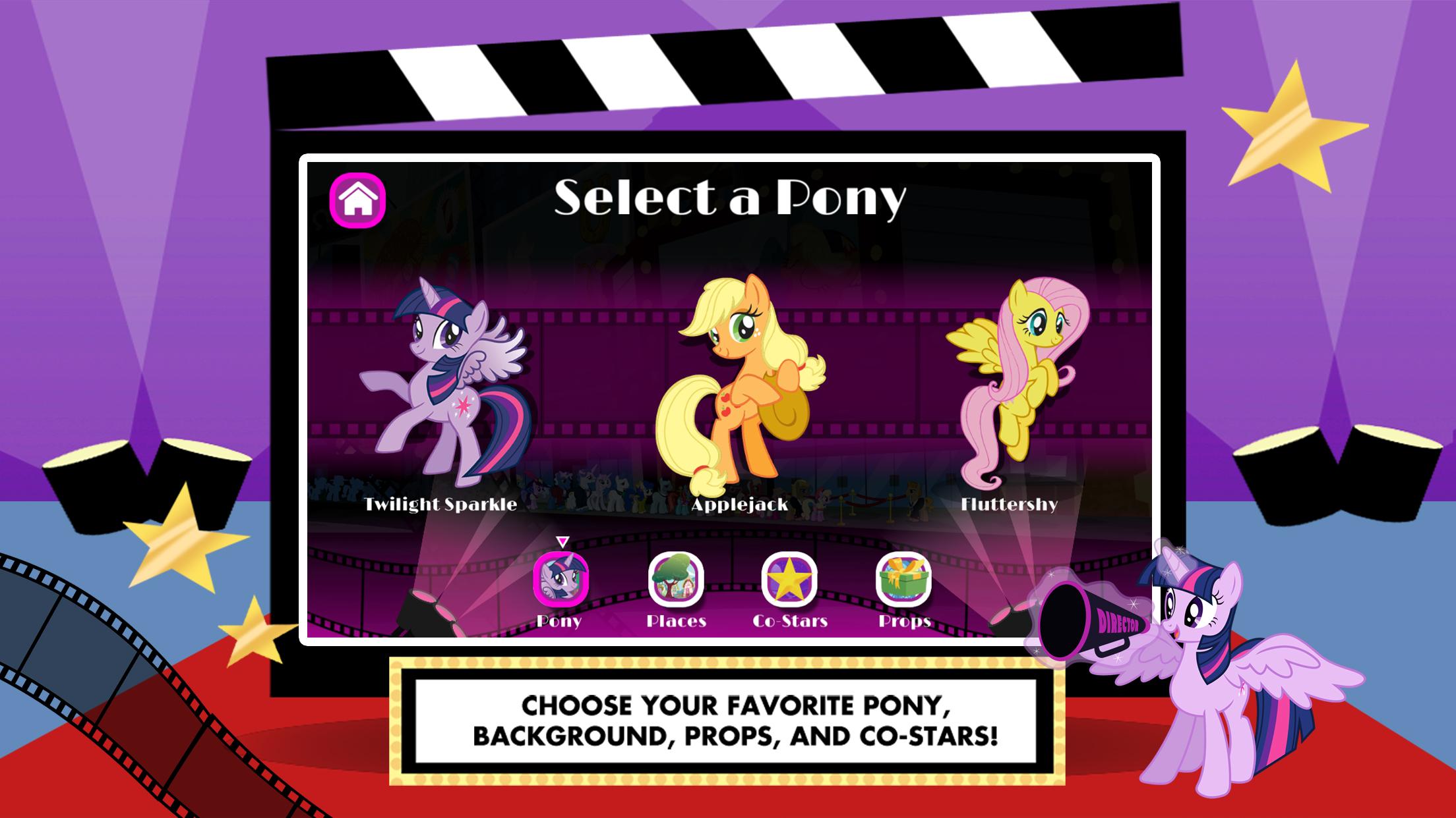 اسکرین شات 3 برنامه My Little Pony: Story Creator