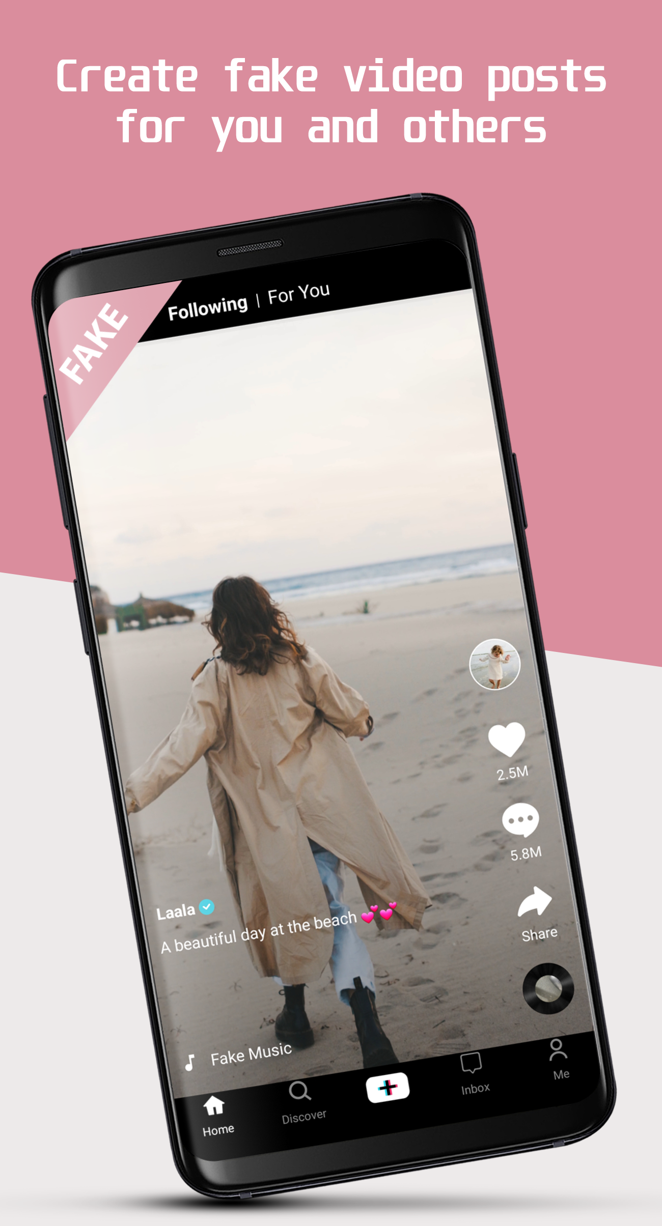 اسکرین شات 1 برنامه Fake Chat Live Prank TJoke