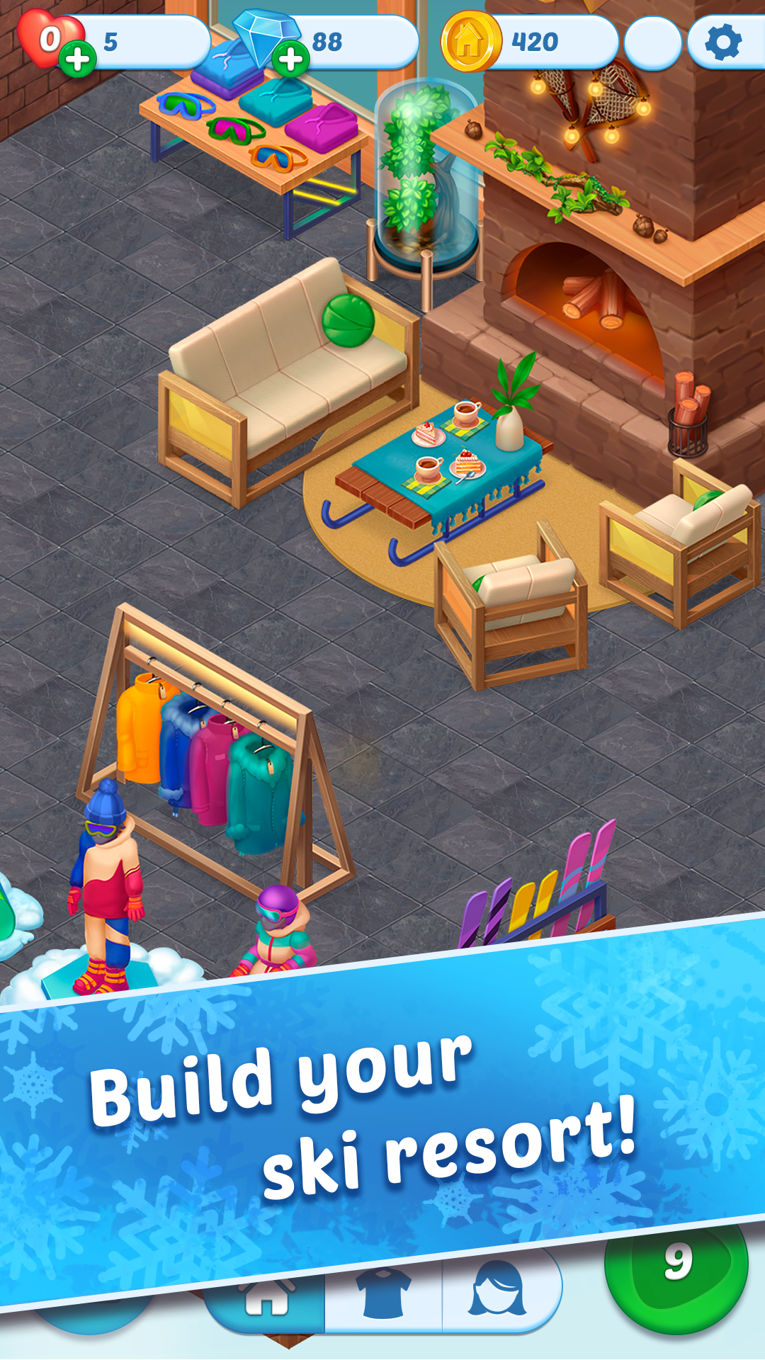 اسکرین شات 5 بازی Coldscapes: My Match-3 Family