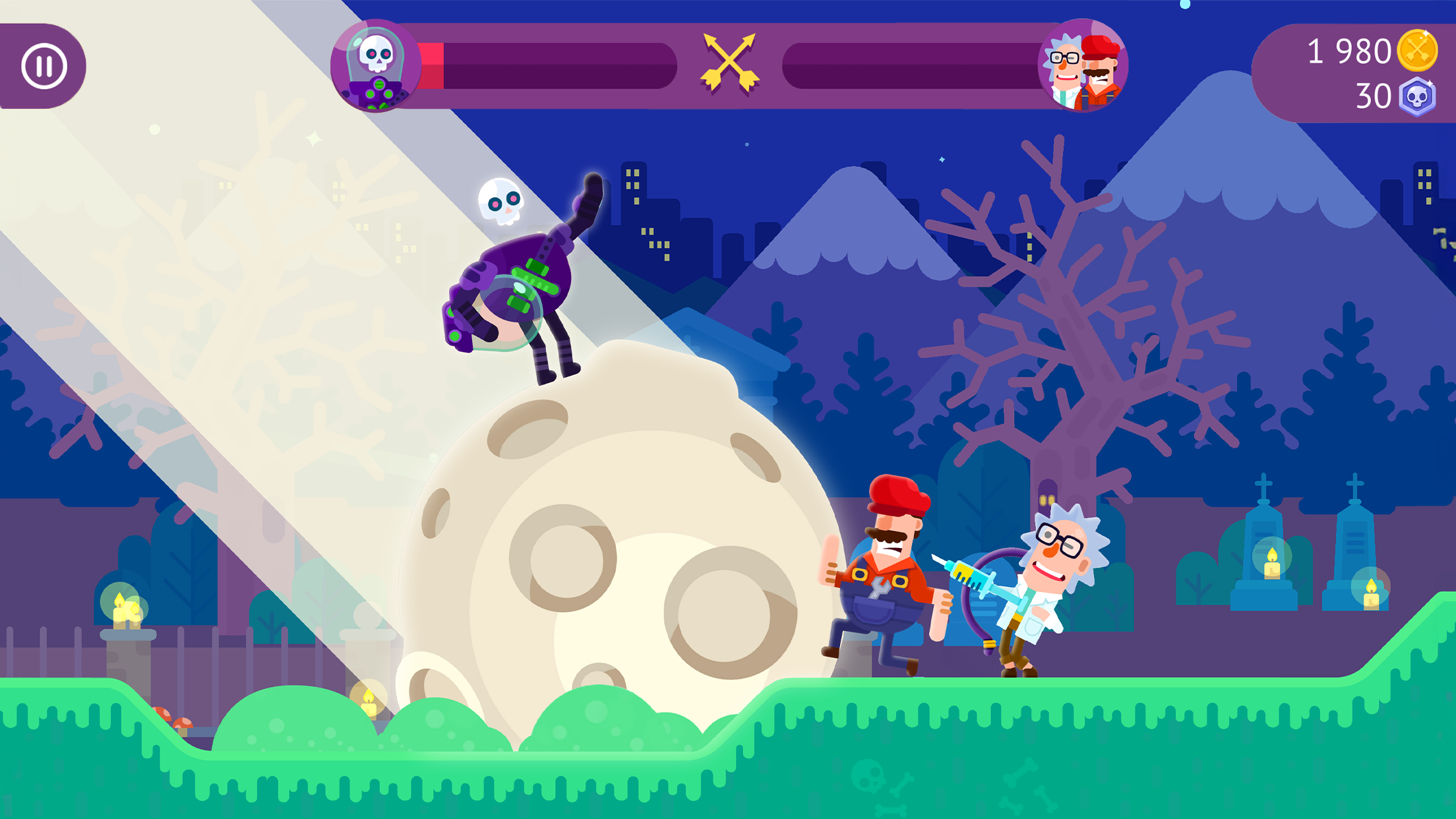 اسکرین شات 4 بازی Bowmasters - Shooting Games