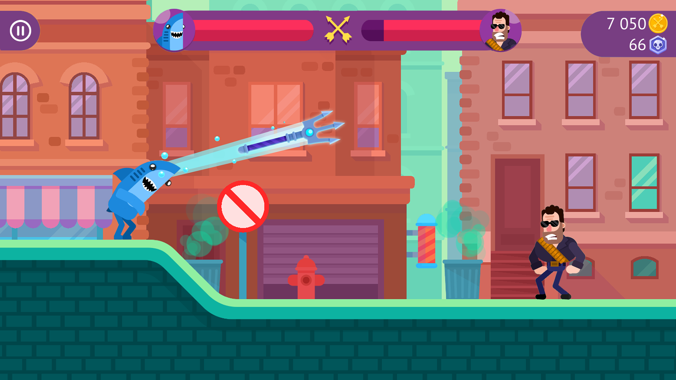 اسکرین شات 3 بازی Bowmasters - Shooting Games