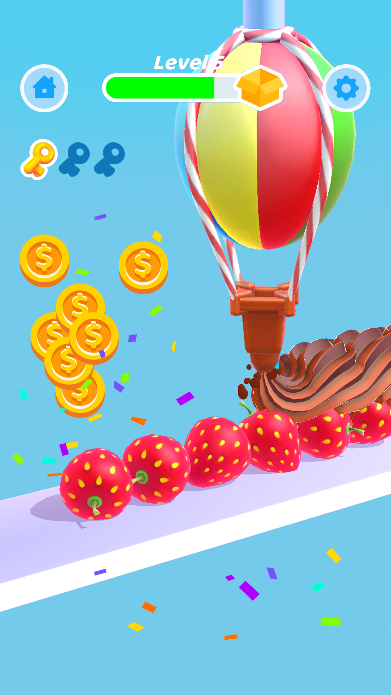 اسکرین شات 2 بازی Perfect Cream: Icing Cake Game