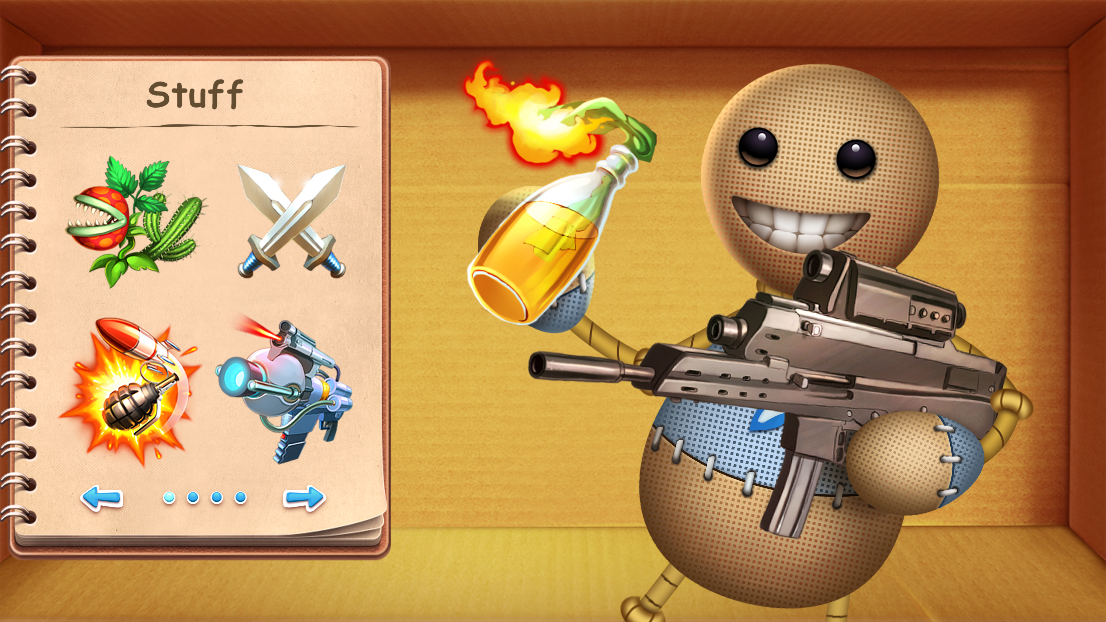 اسکرین شات 8 بازی Kick the Buddy－Fun Action Game