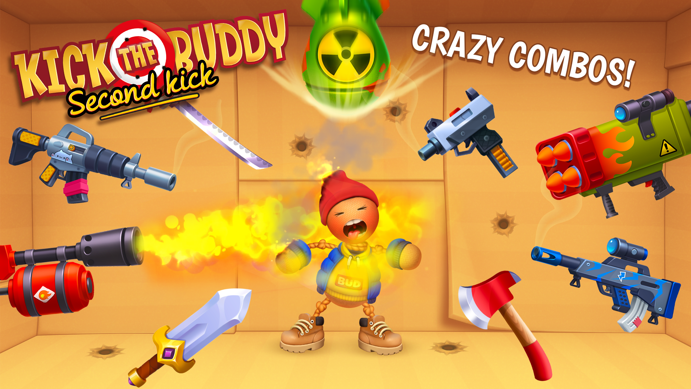 اسکرین شات 7 بازی Kick the Buddy: Second Kick