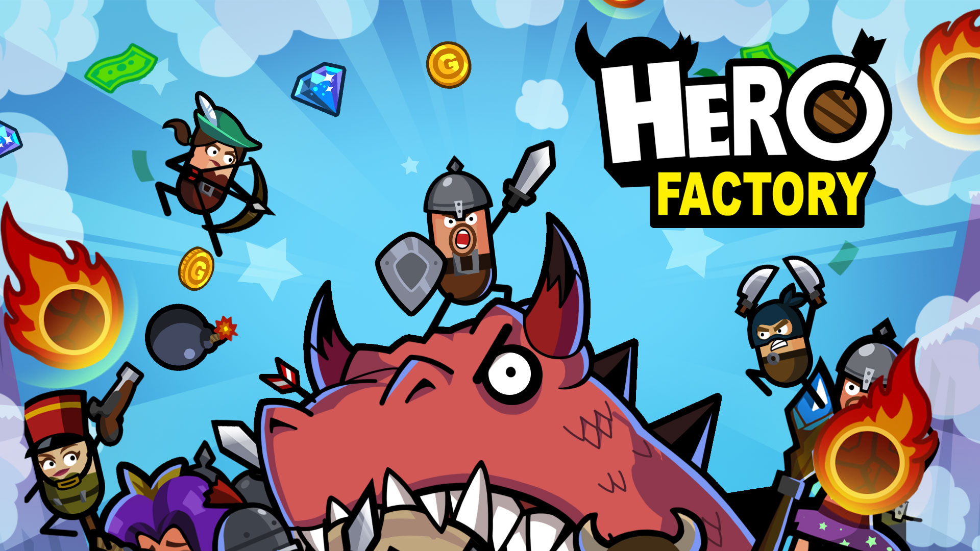 اسکرین شات 3 بازی Hero Factory - Idle tycoon