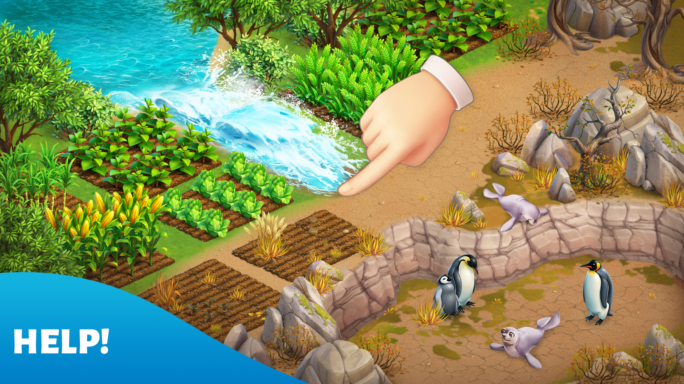 اسکرین شات 1 بازی Spring Valley: Farm Game