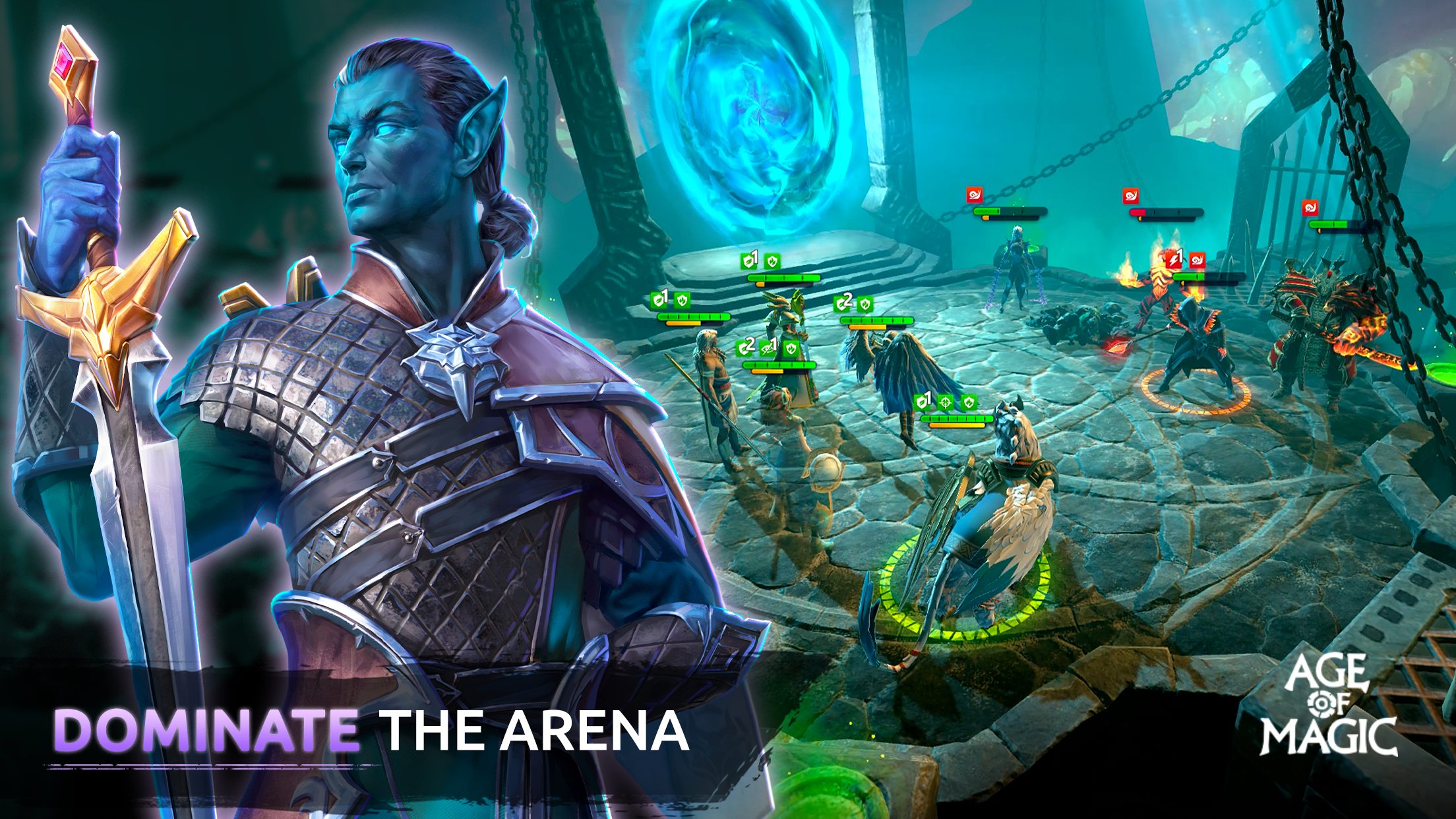اسکرین شات 1 بازی Age of Magic: Turn Based RPG