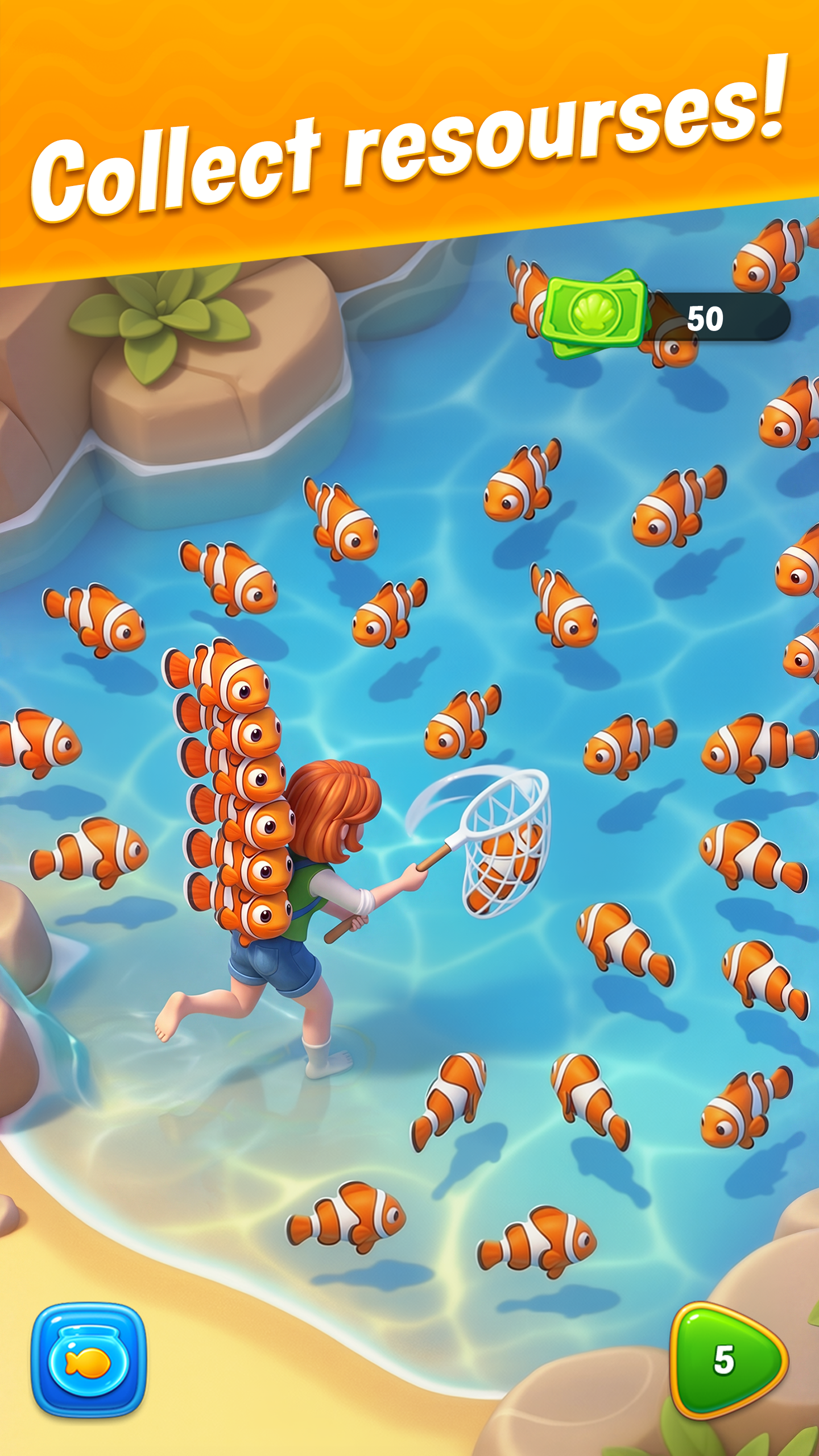 اسکرین شات 1 بازی Fishdom
