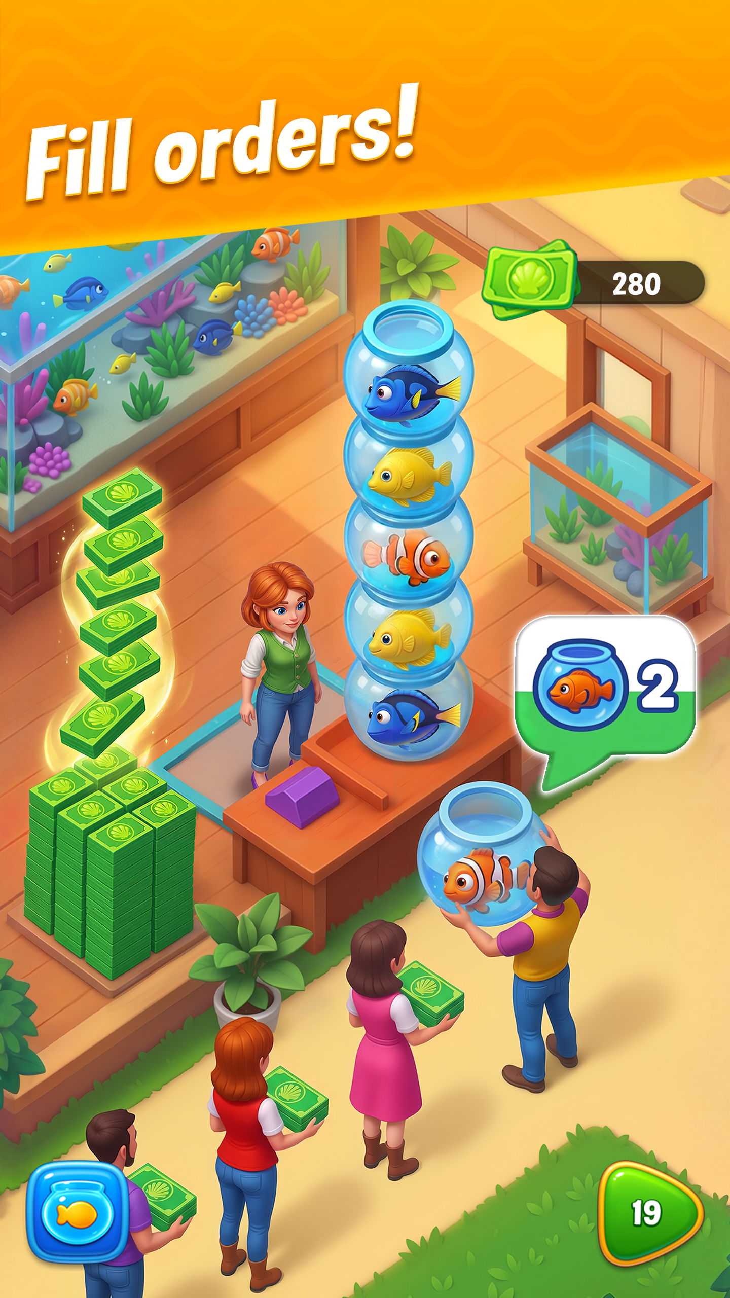 اسکرین شات 2 بازی Fishdom