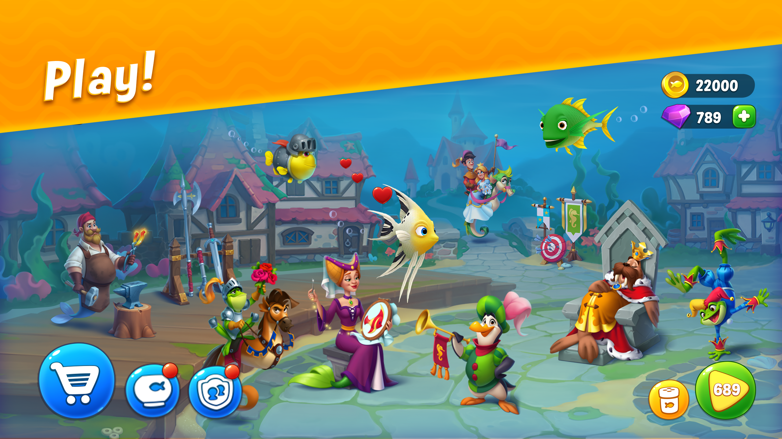 اسکرین شات 2 بازی Fishdom