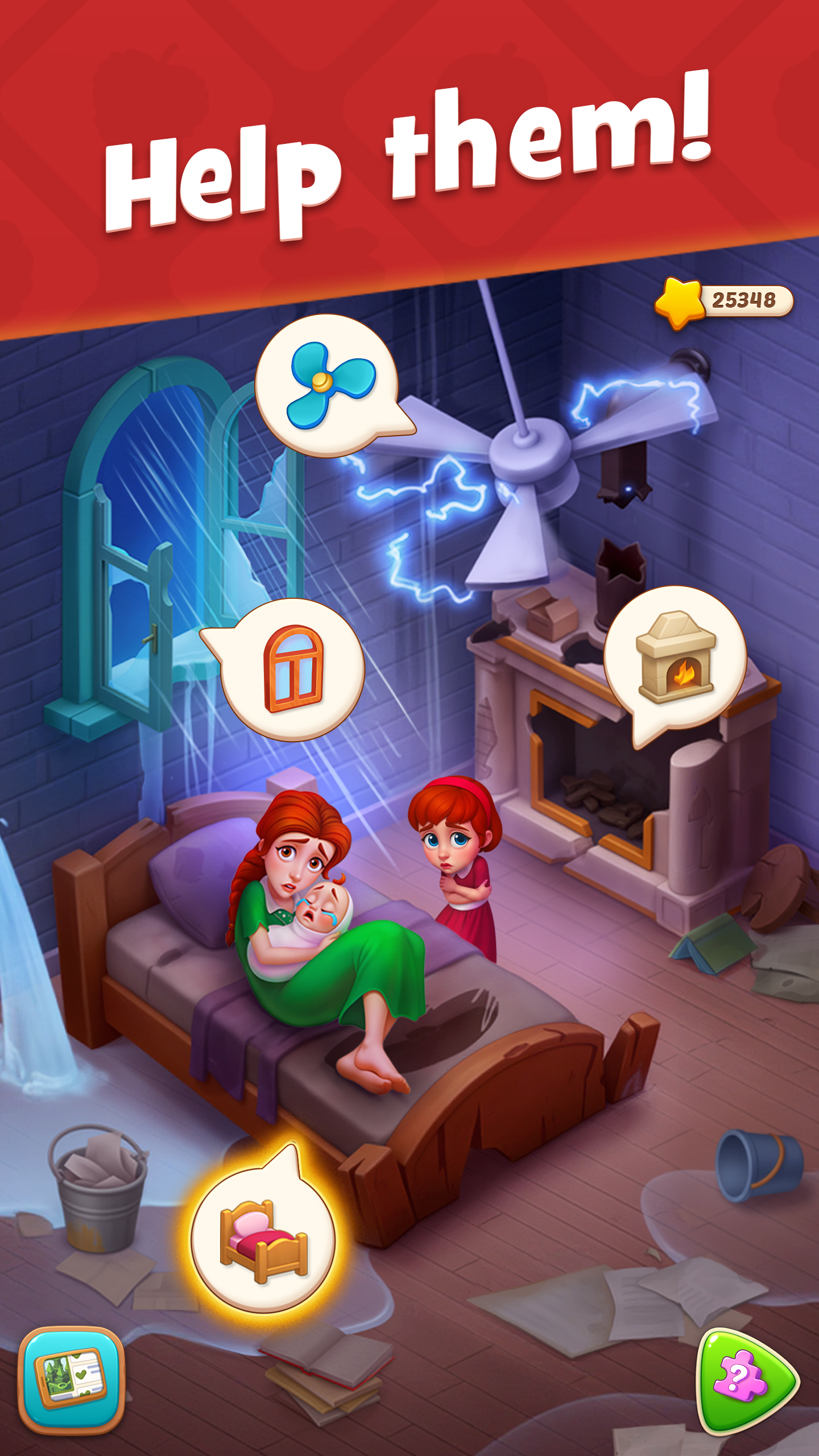 اسکرین شات 1 بازی Gardenscapes