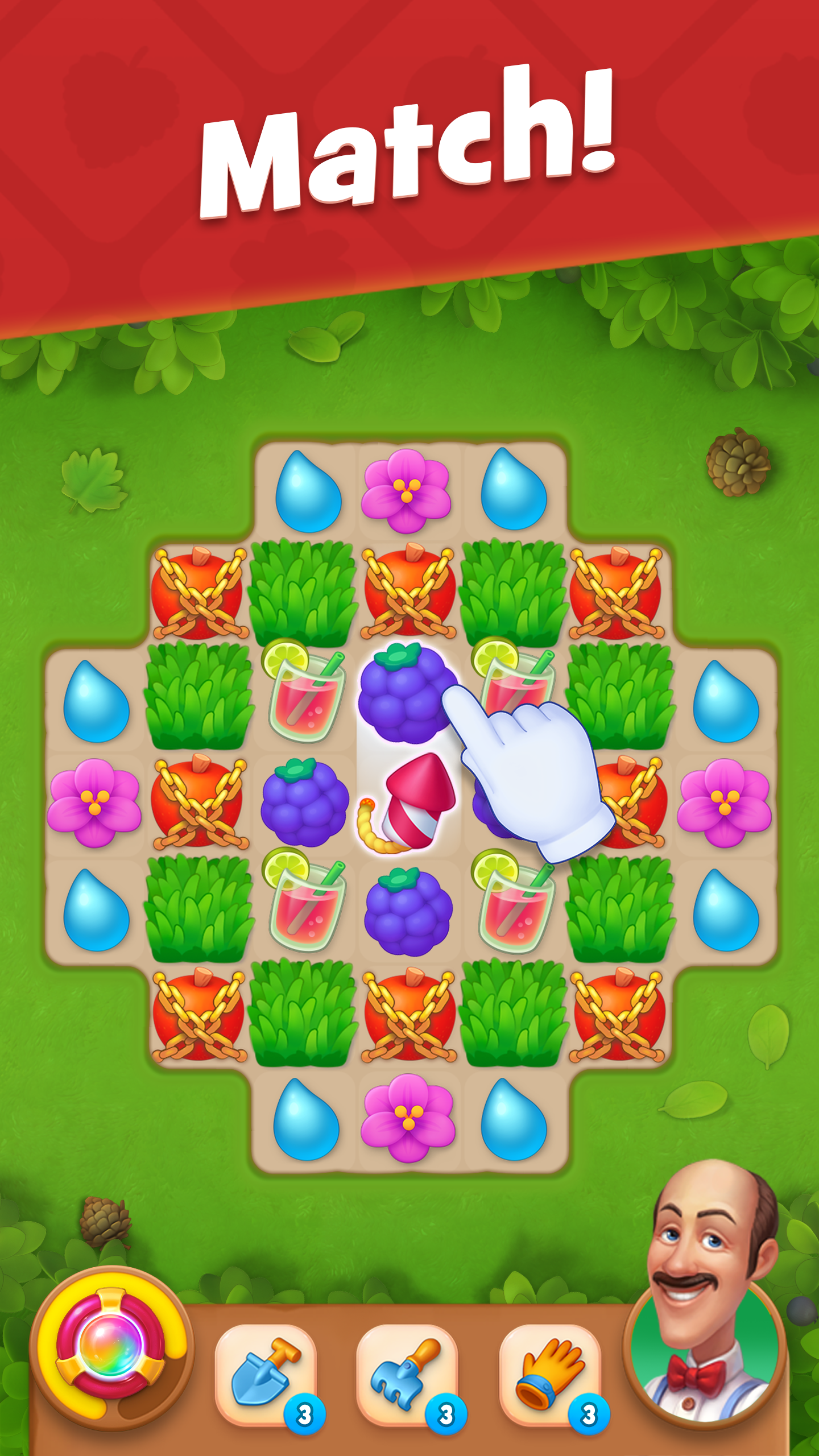 اسکرین شات 4 بازی Gardenscapes