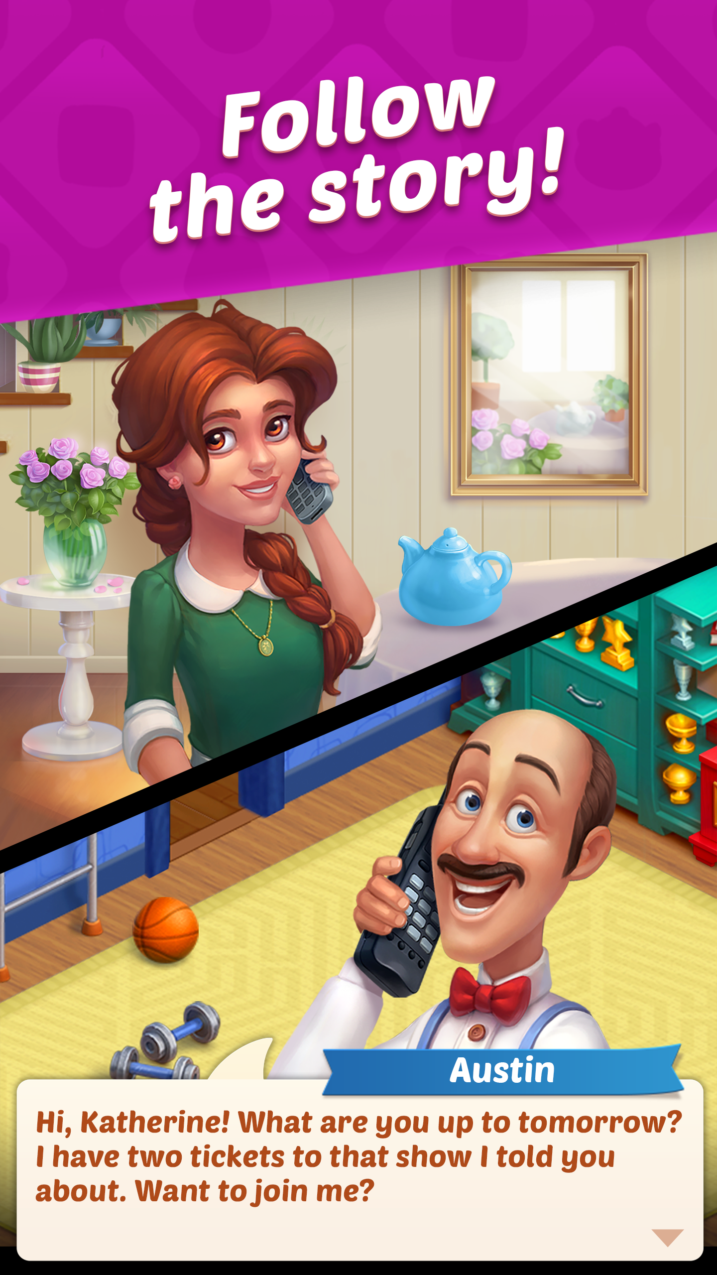 اسکرین شات 4 بازی هوم اسکیپ (homescapes)