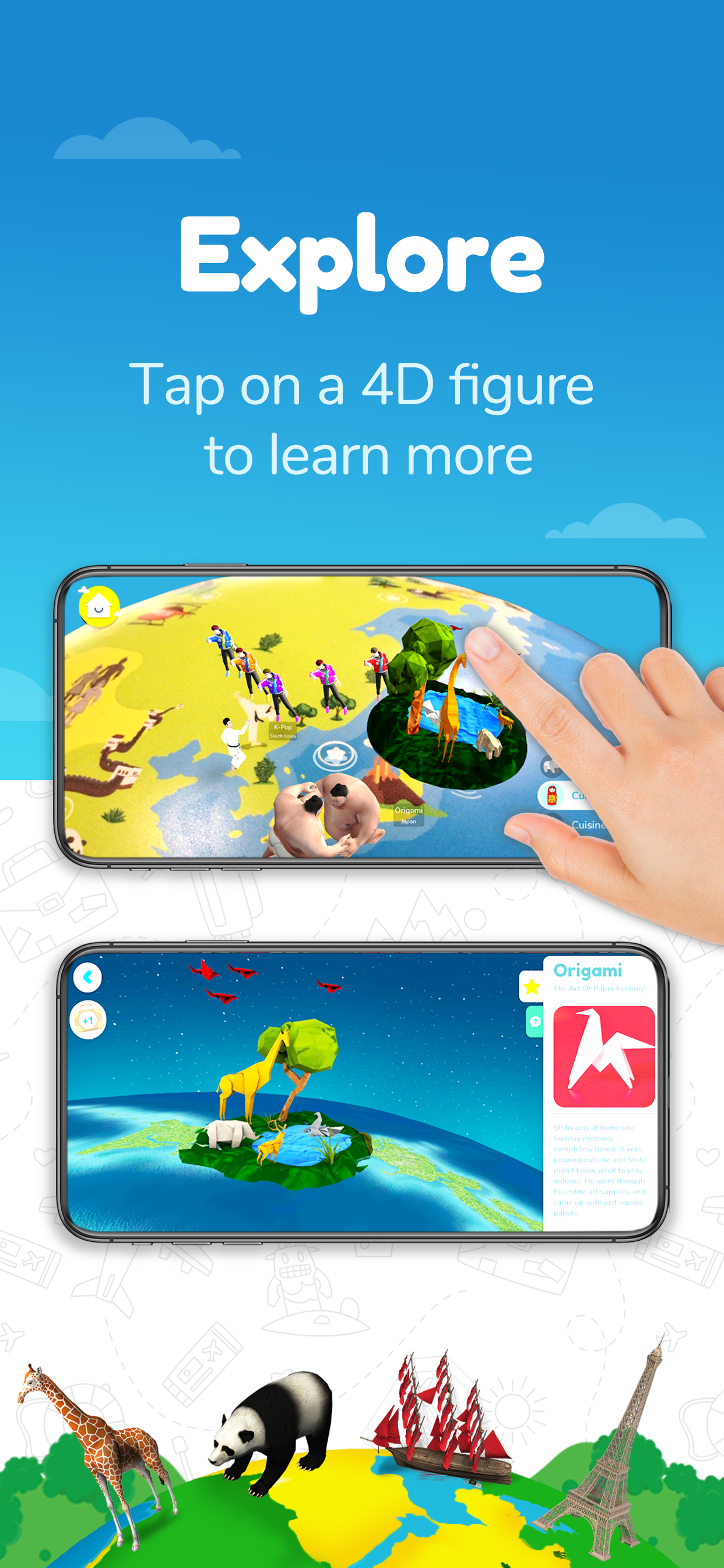اسکرین شات 3 بازی Orboot Earth AR by PlayShifu