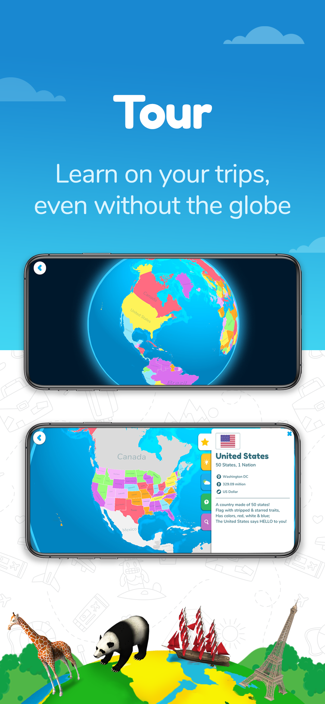 اسکرین شات 6 بازی Orboot Earth AR by PlayShifu