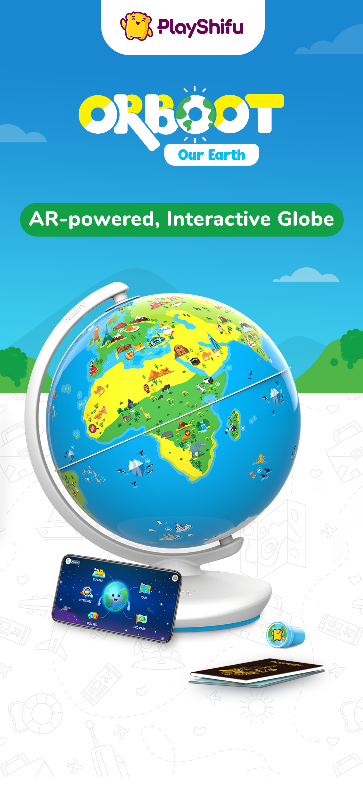 اسکرین شات 1 بازی Orboot Earth AR by PlayShifu