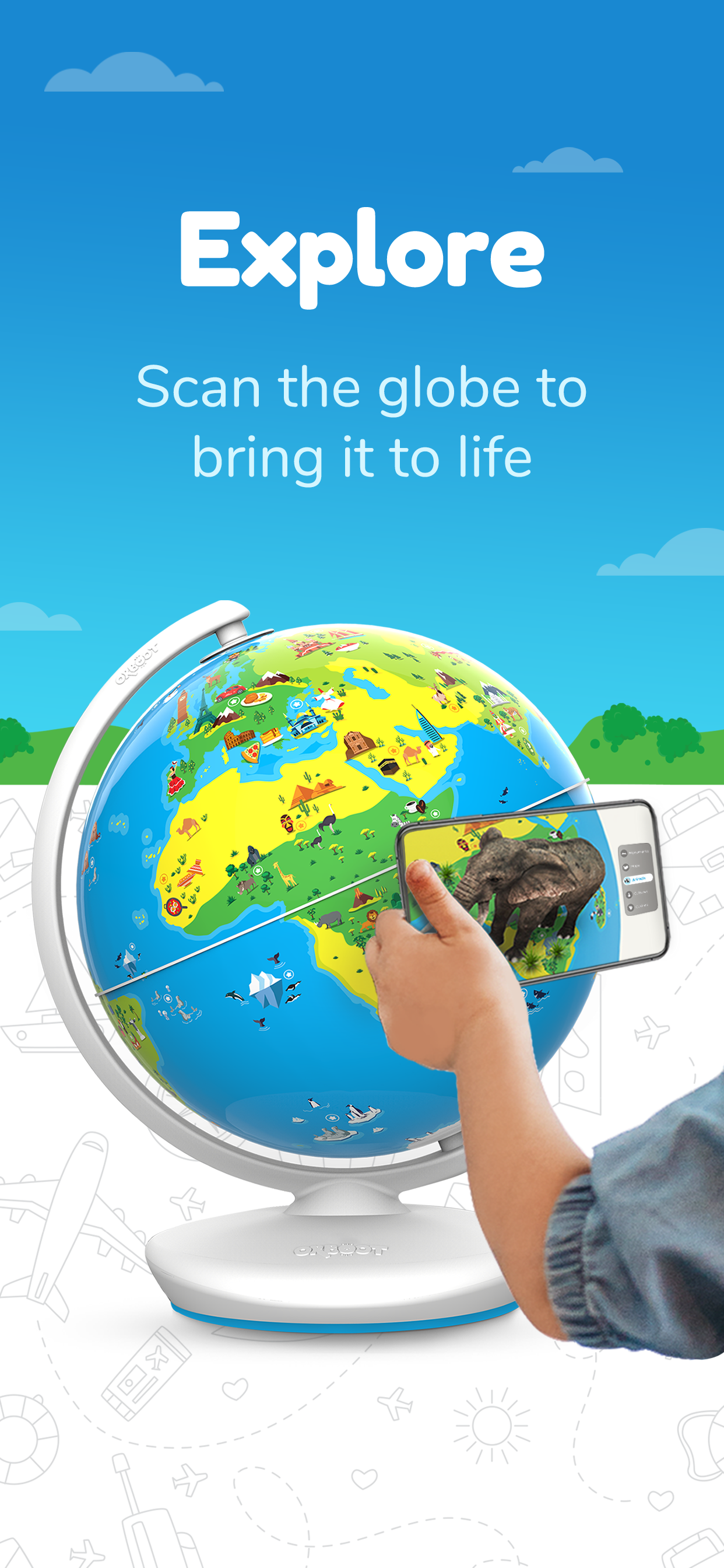 اسکرین شات 2 بازی Orboot Earth AR by PlayShifu