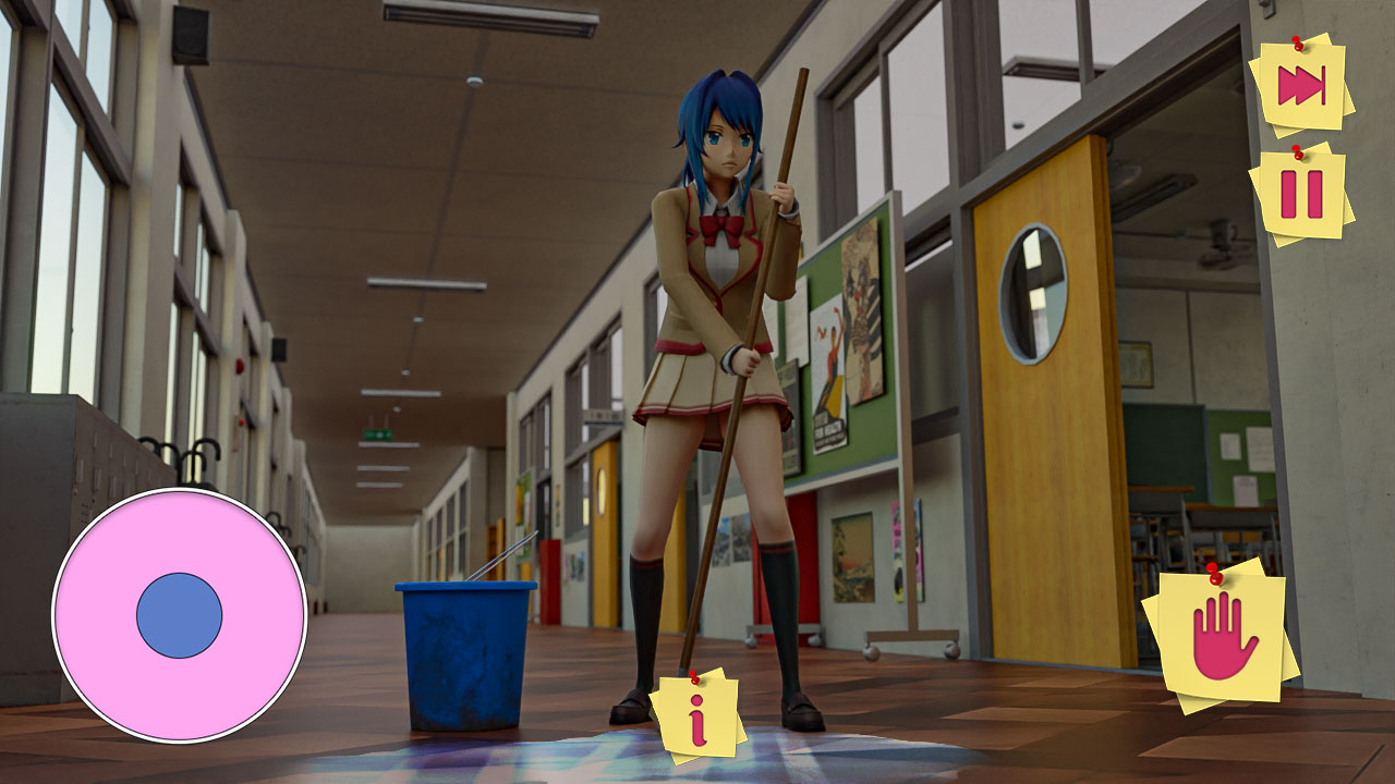 اسکرین شات 3 بازی High school anime girl 3D Life