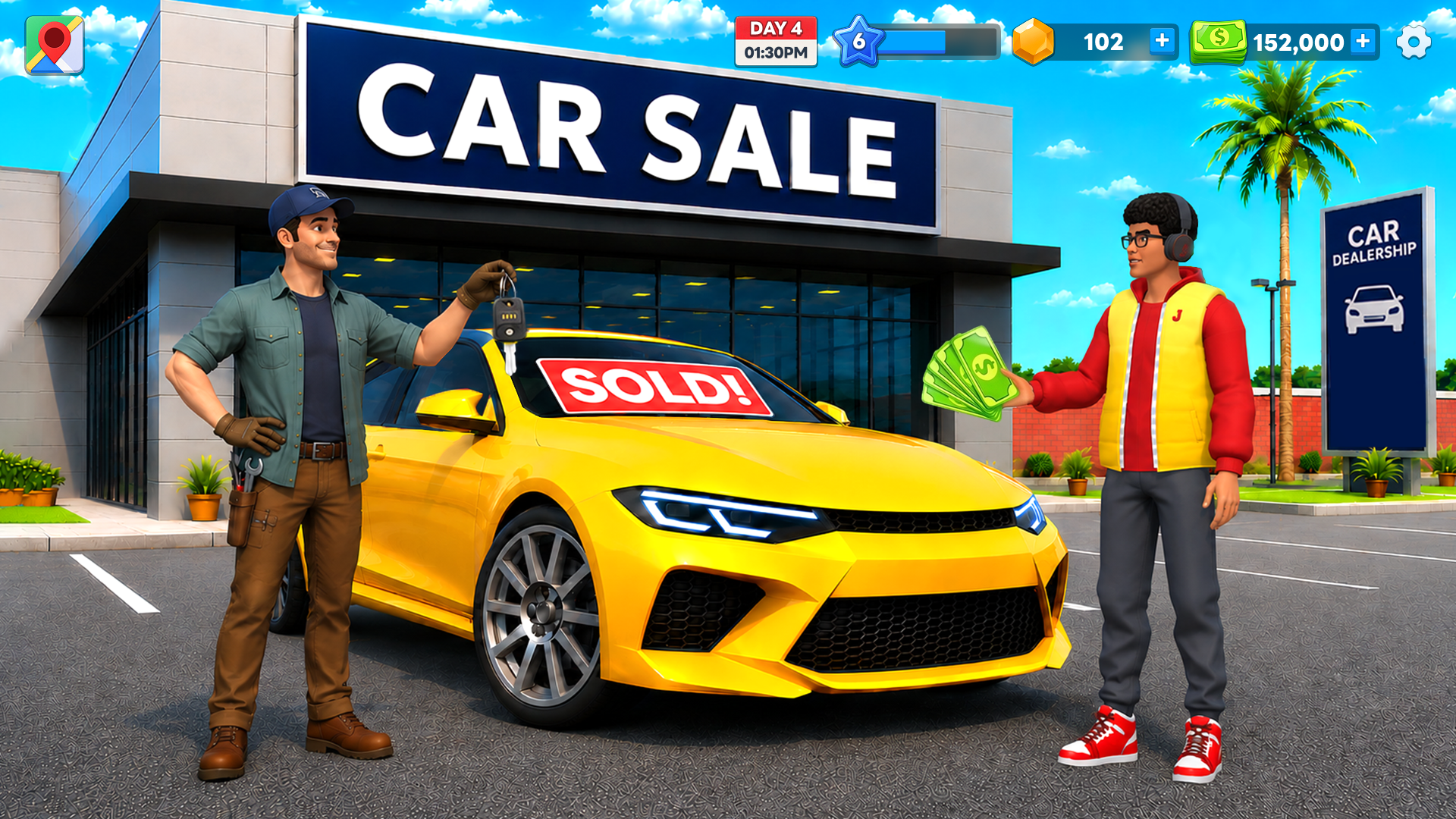 اسکرین شات 1 بازی My Car Dealership Simulator