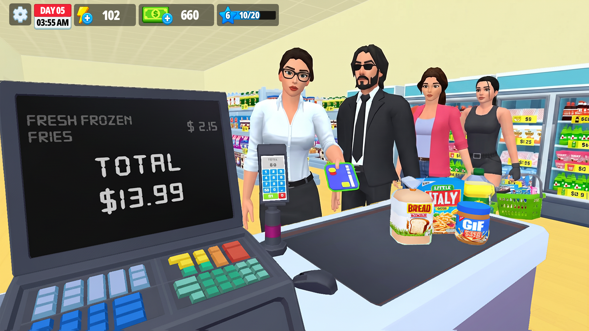 اسکرین شات 2 بازی My Supermarket Simulator 3D®