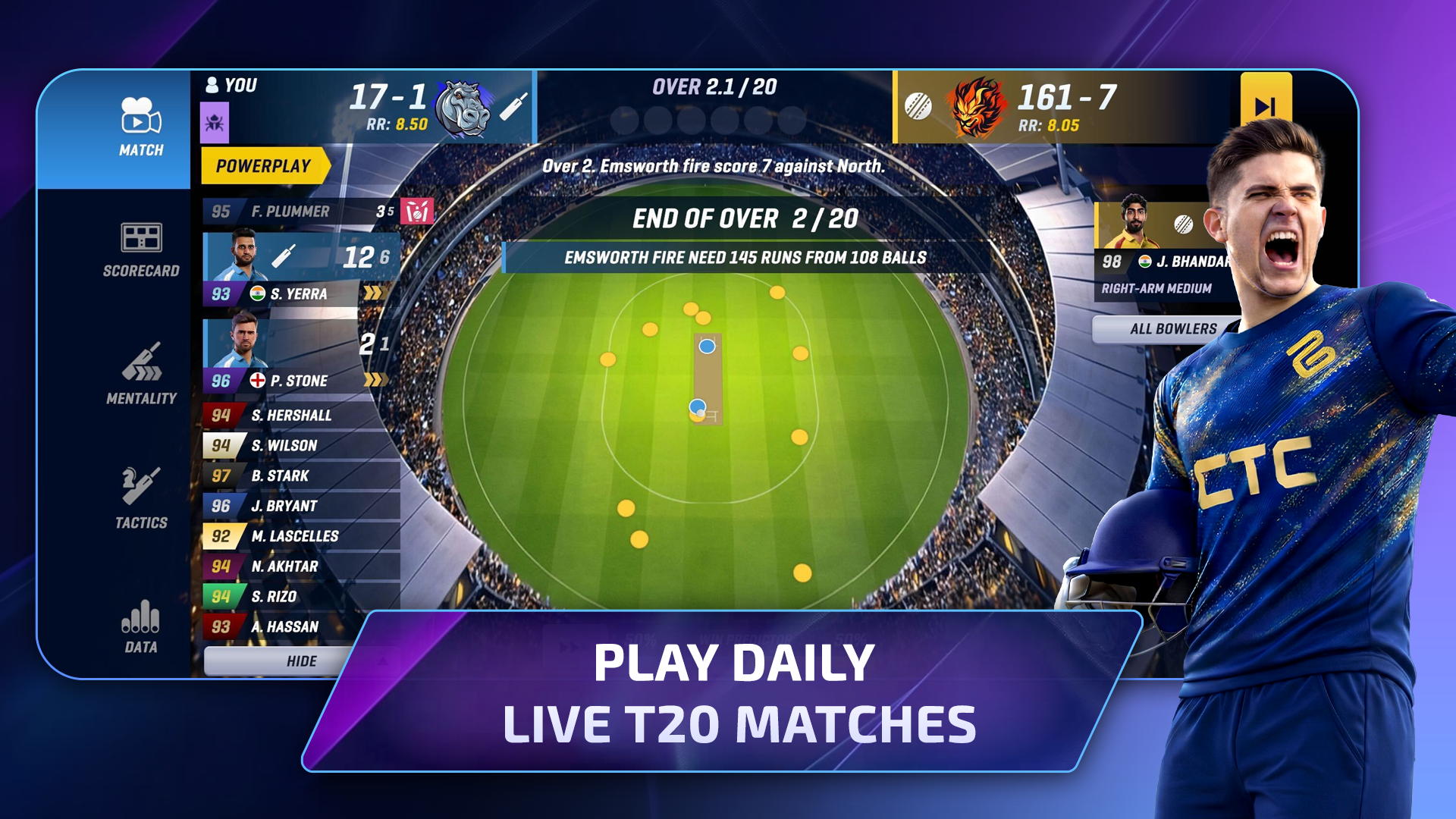 اسکرین شات 3 بازی Cricket Team Coach 26