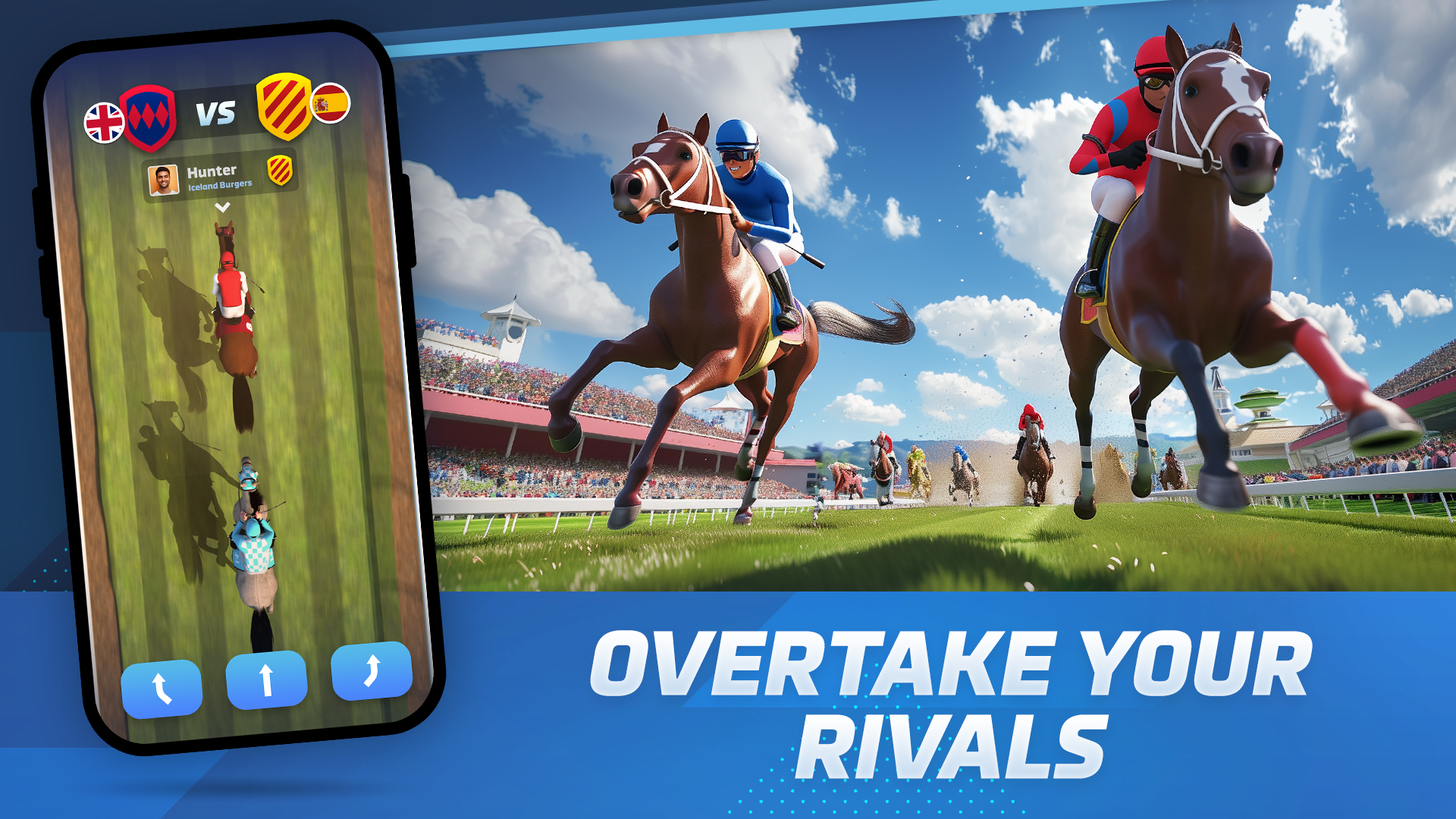اسکرین شات 1 بازی Horse Racing Rivals: Team Game