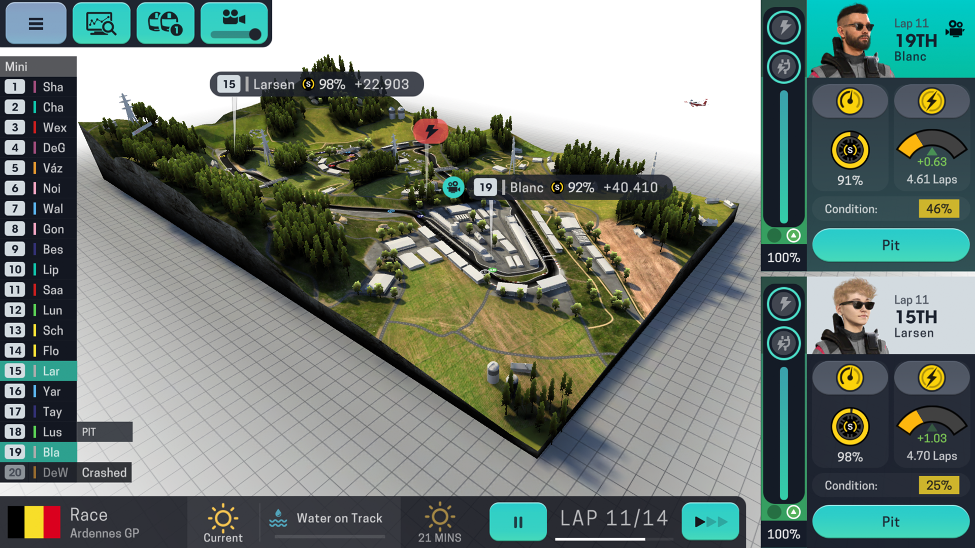 اسکرین شات 3 بازی Motorsport Manager Mobile 3