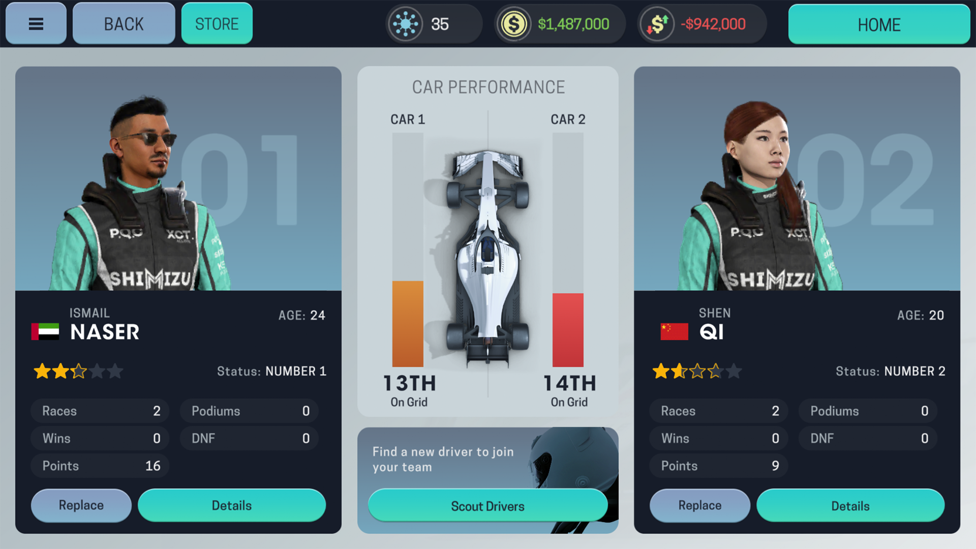 اسکرین شات 5 بازی Motorsport Manager Mobile 3