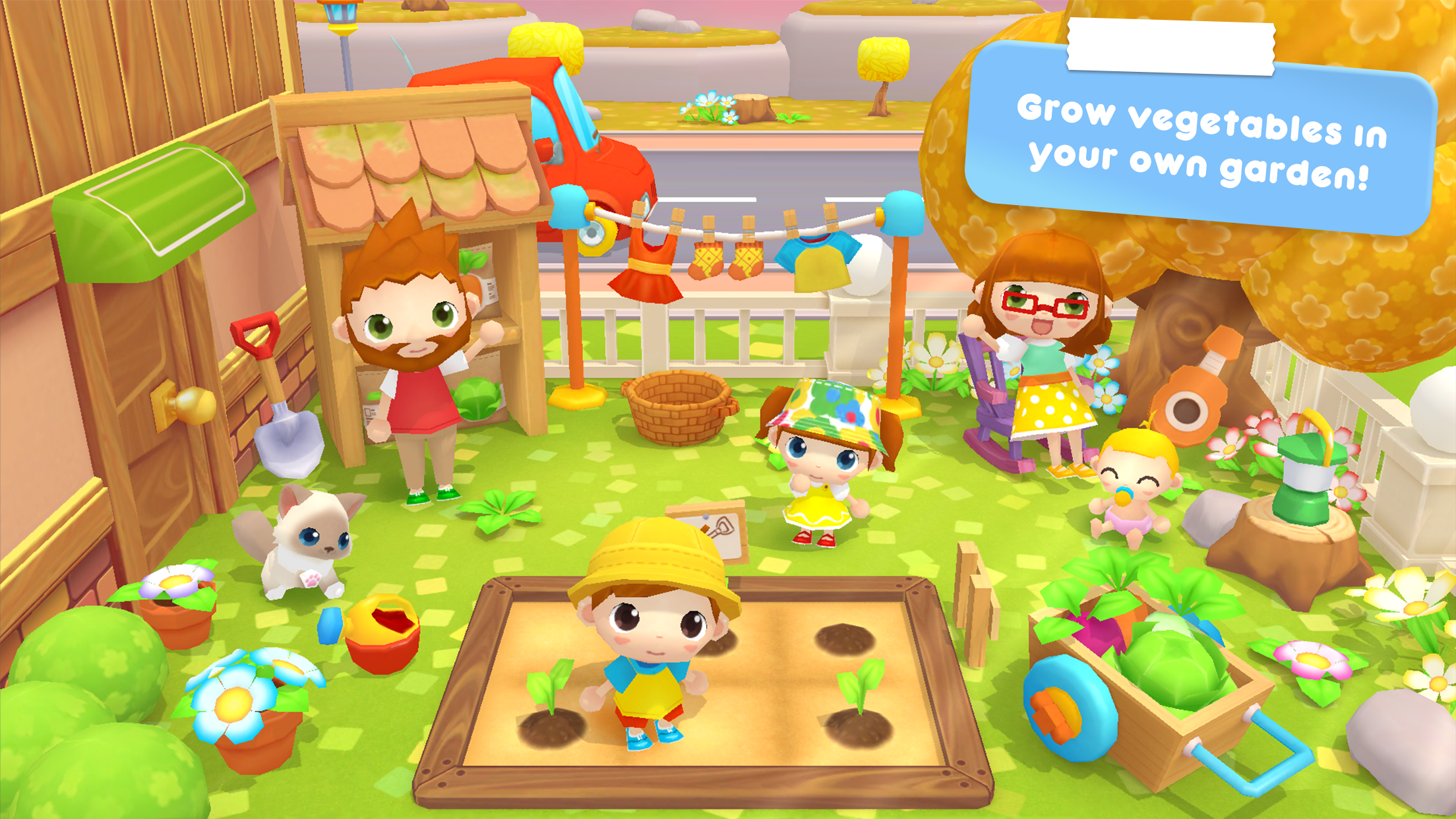 اسکرین شات 5 برنامه Sweet Home: Games for kids