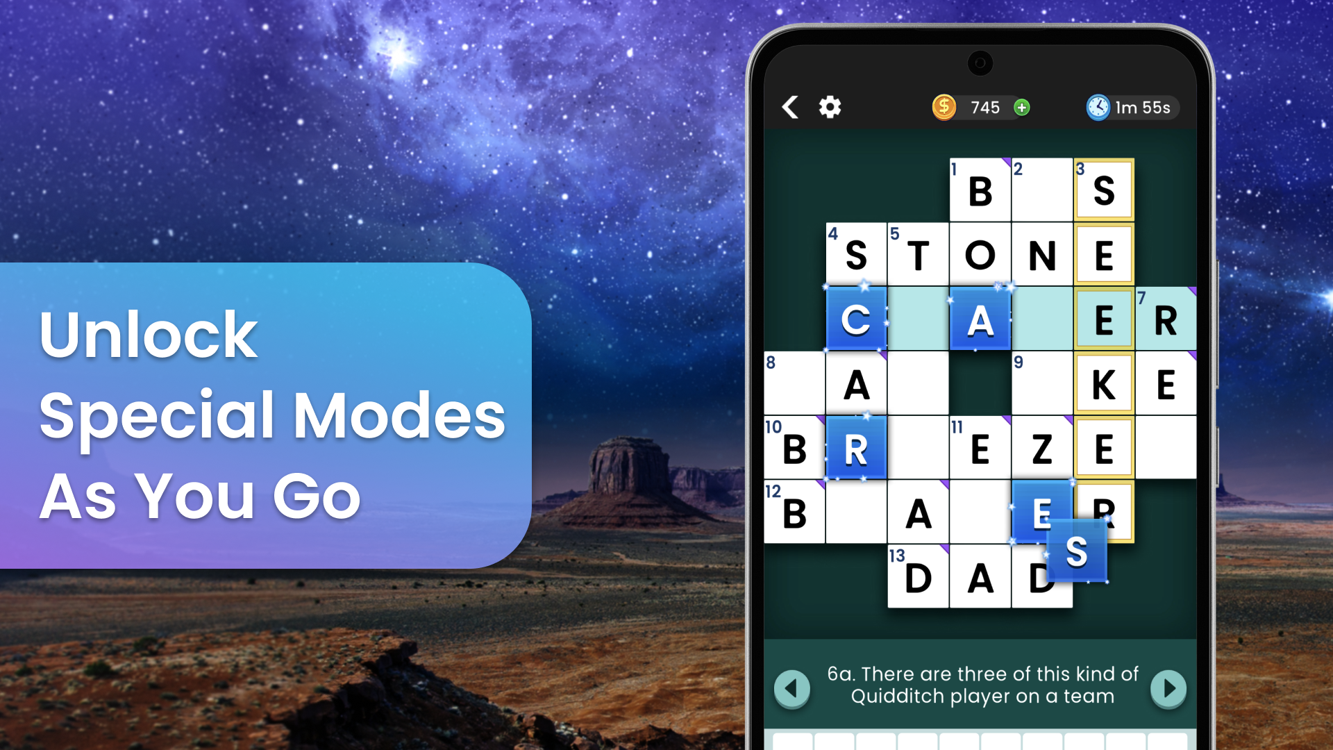 اسکرین شات 6 بازی Crossword Deluxe: Word Puzzles