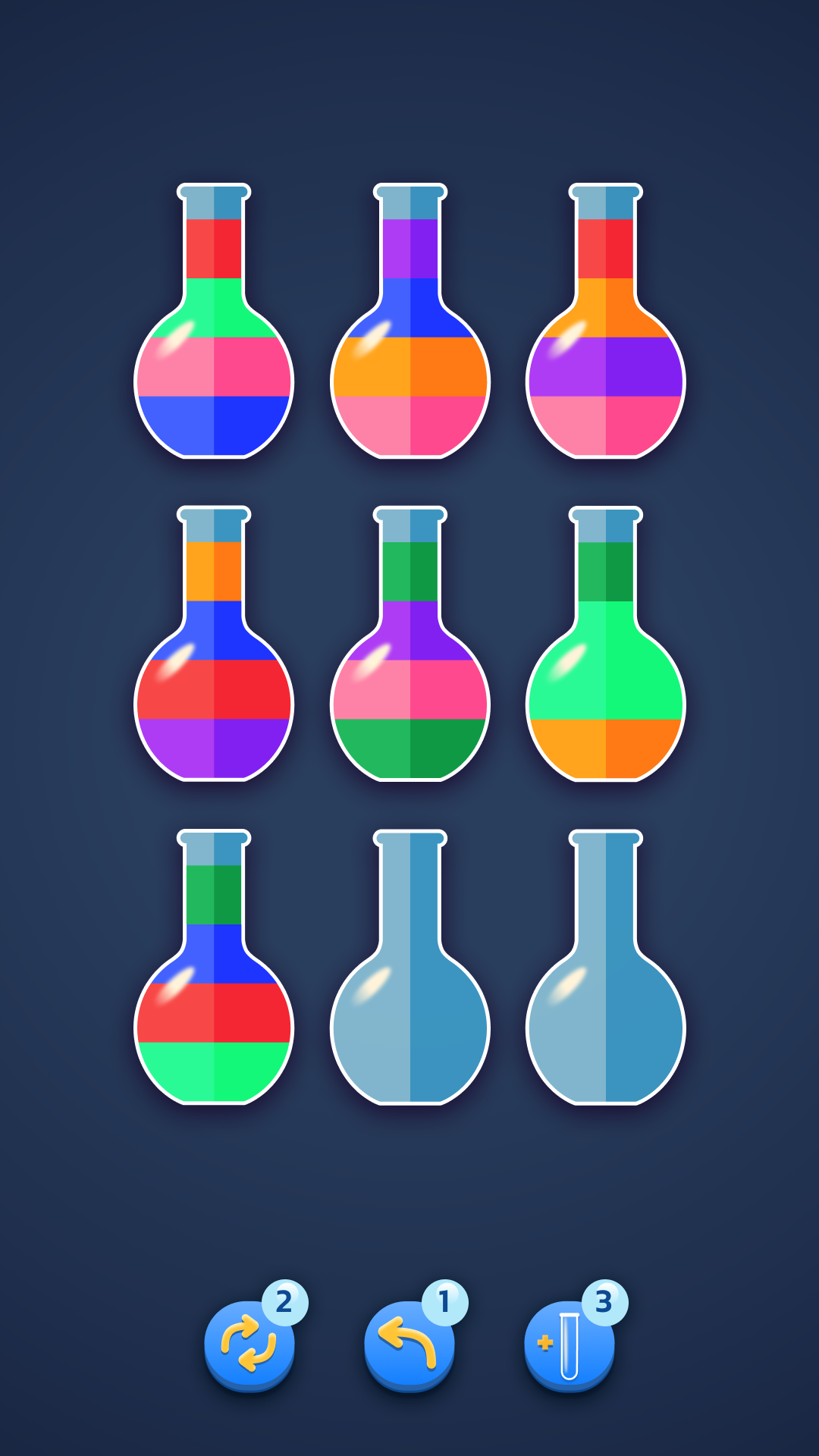 اسکرین شات 5 بازی Water Sort Puz - Color Game