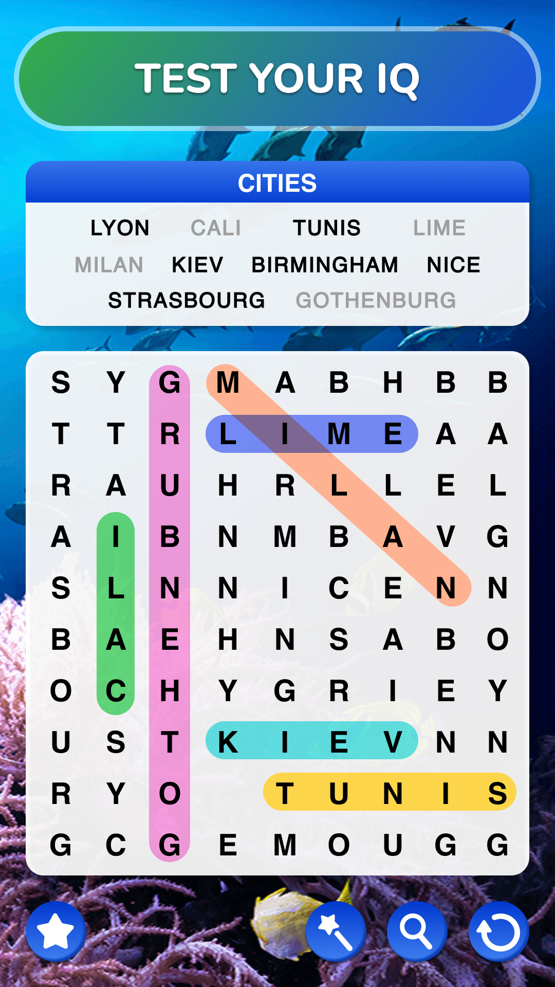 اسکرین شات 6 بازی Word Search - Word Puzzle Game