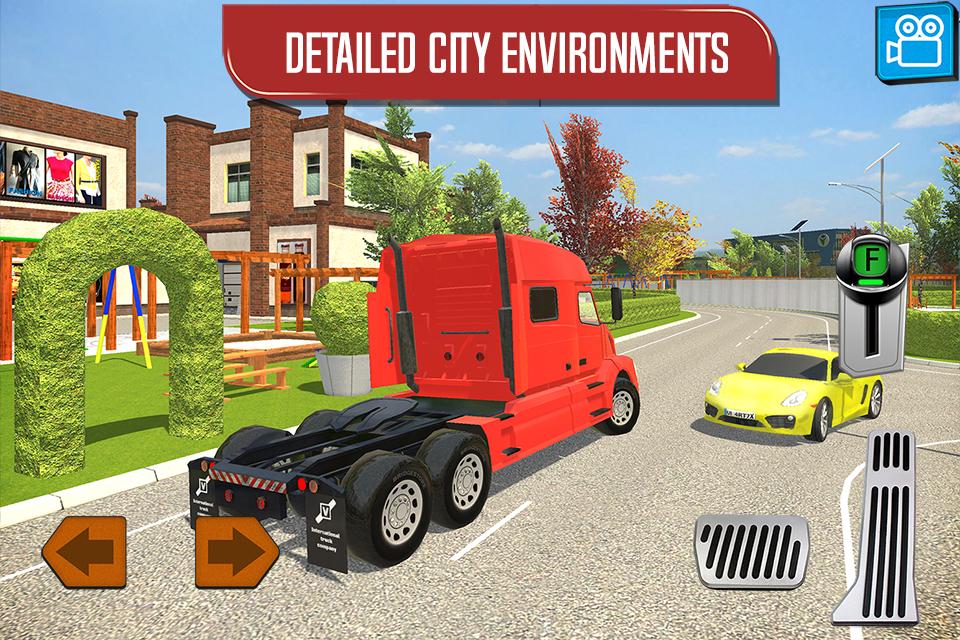 اسکرین شات 2 بازی Delivery Truck Driver Sim