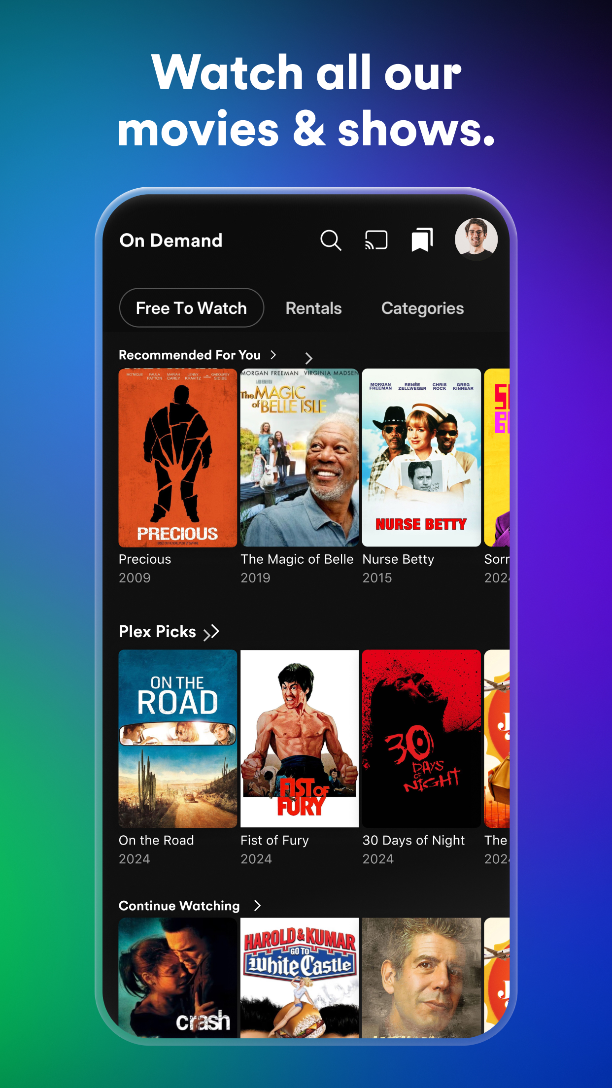 اسکرین شات 7 برنامه Plex: Stream Movies & TV