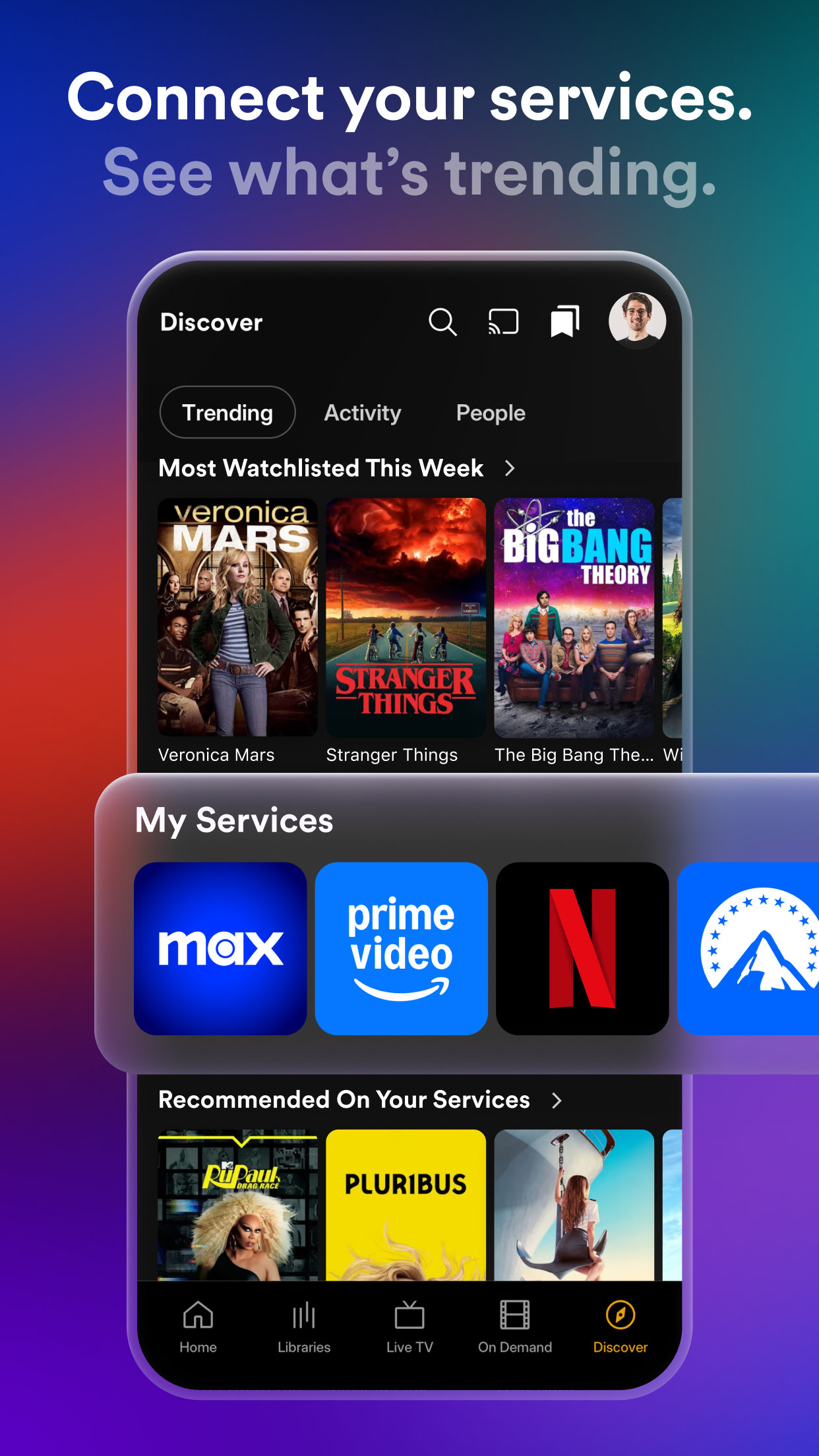 اسکرین شات 2 برنامه Plex: Find Movies & TV Shows