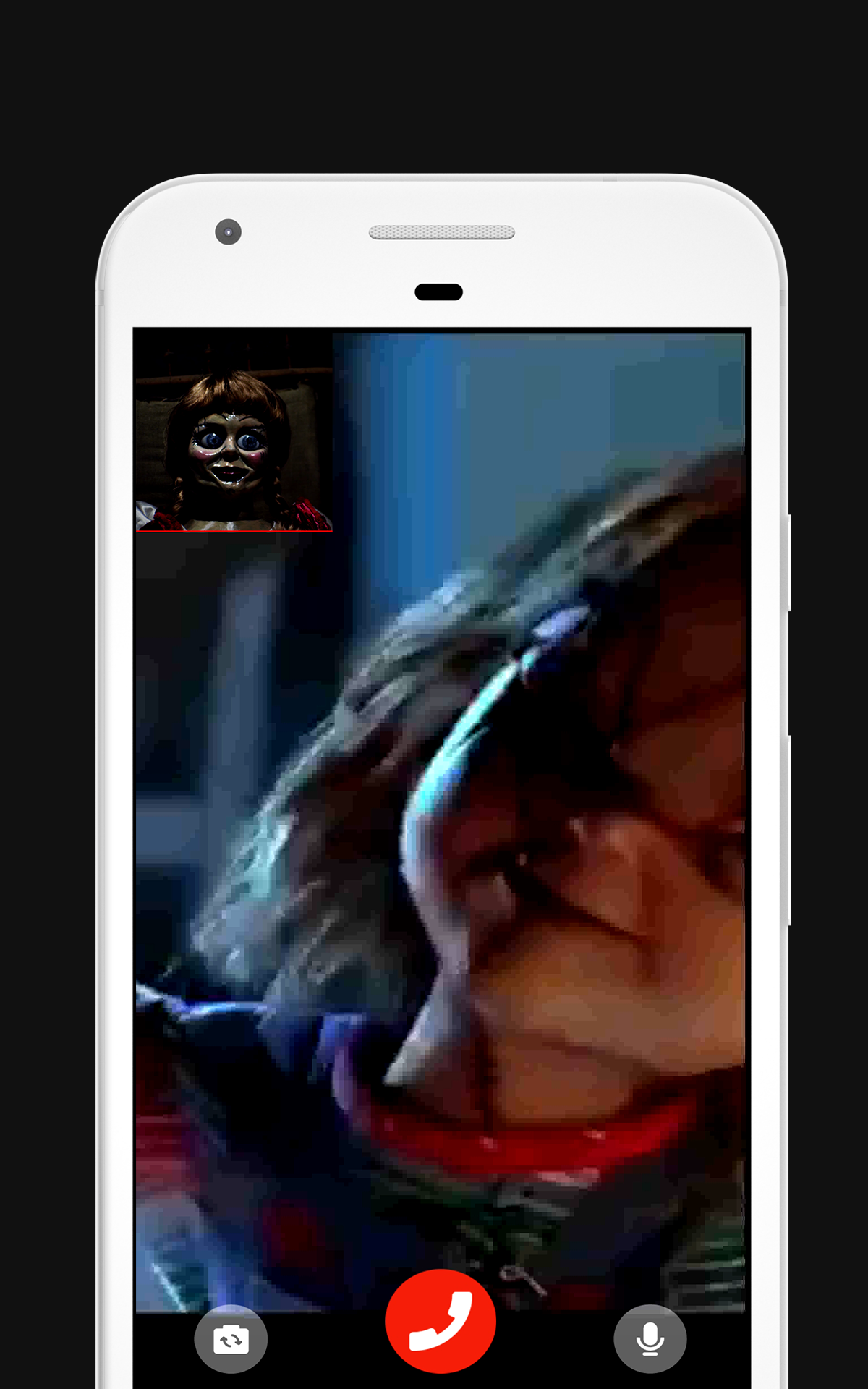 اسکرین شات 1 برنامه Doll horror fake video call