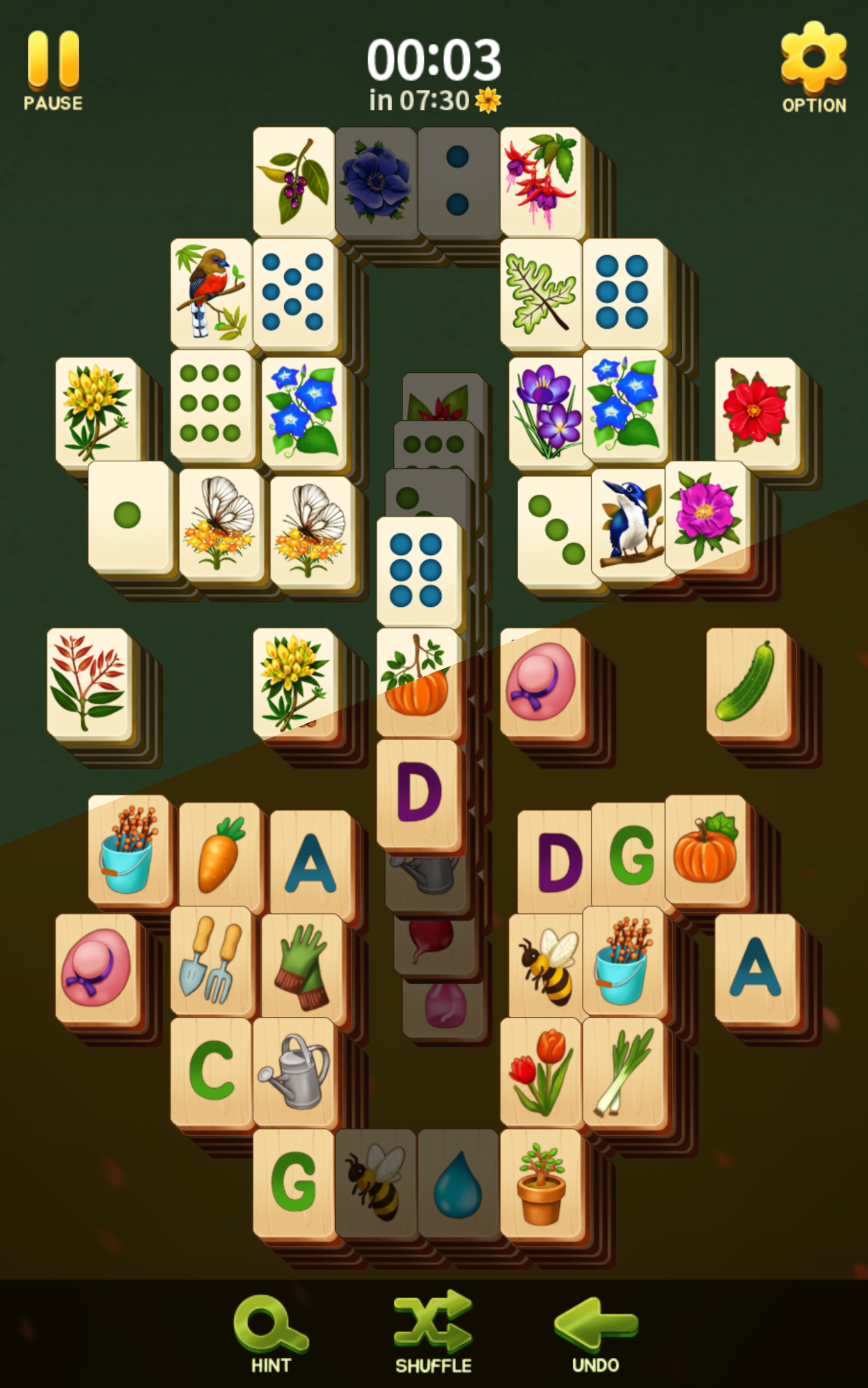 اسکرین شات 1 بازی Mahjong Blossom Solitaire