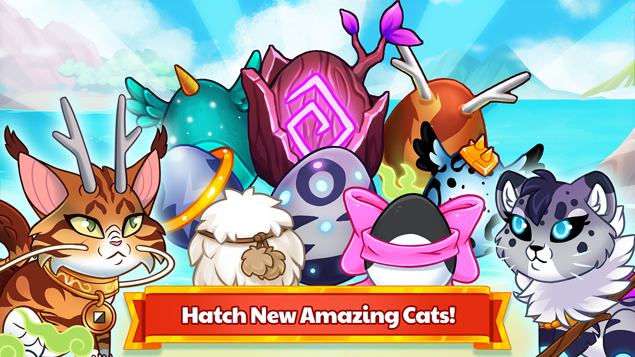 اسکرین شات 2 بازی Castle Cats - Idle Hero RPG