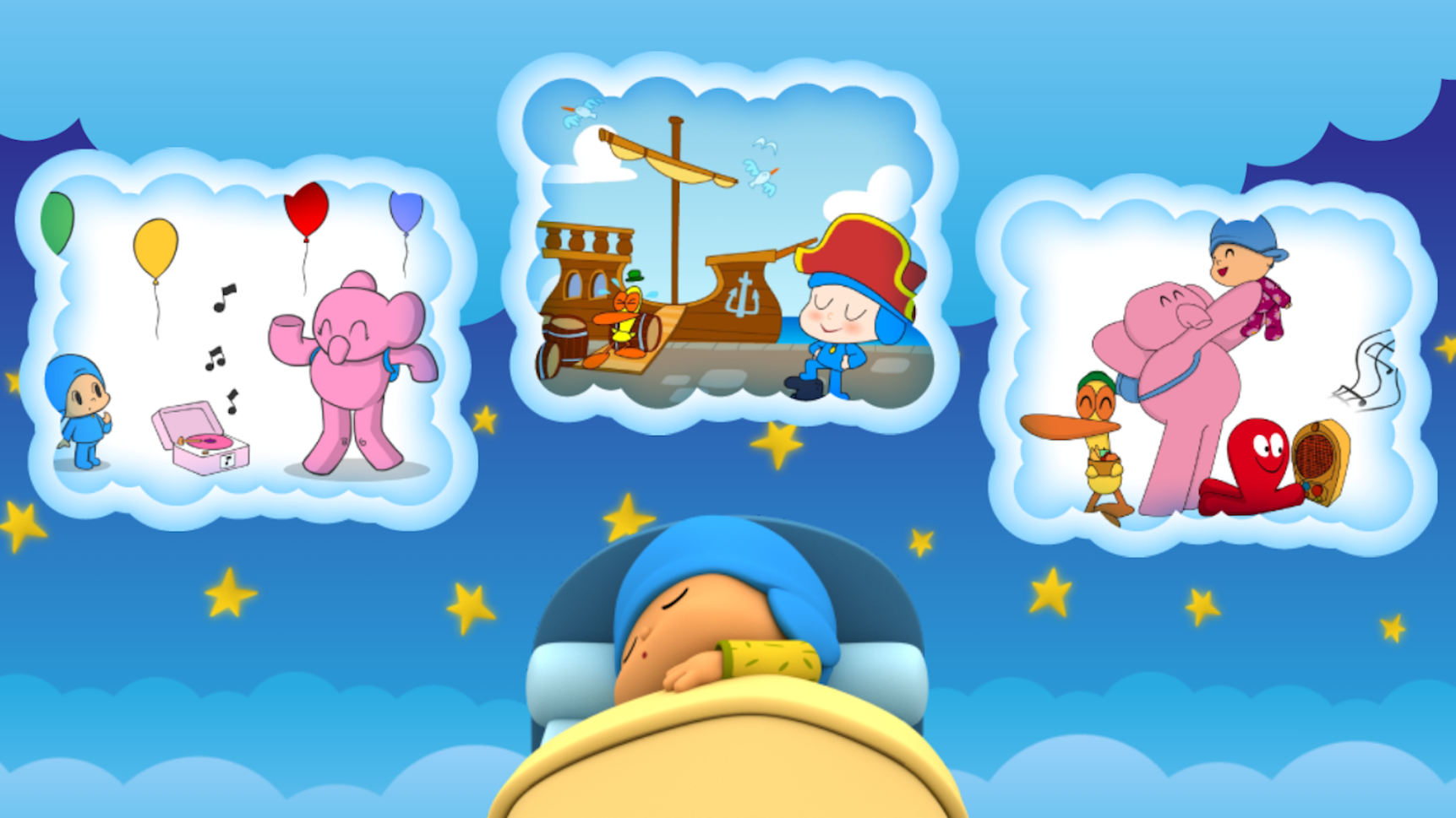 اسکرین شات 2 برنامه P House - Pocoyo Dreams