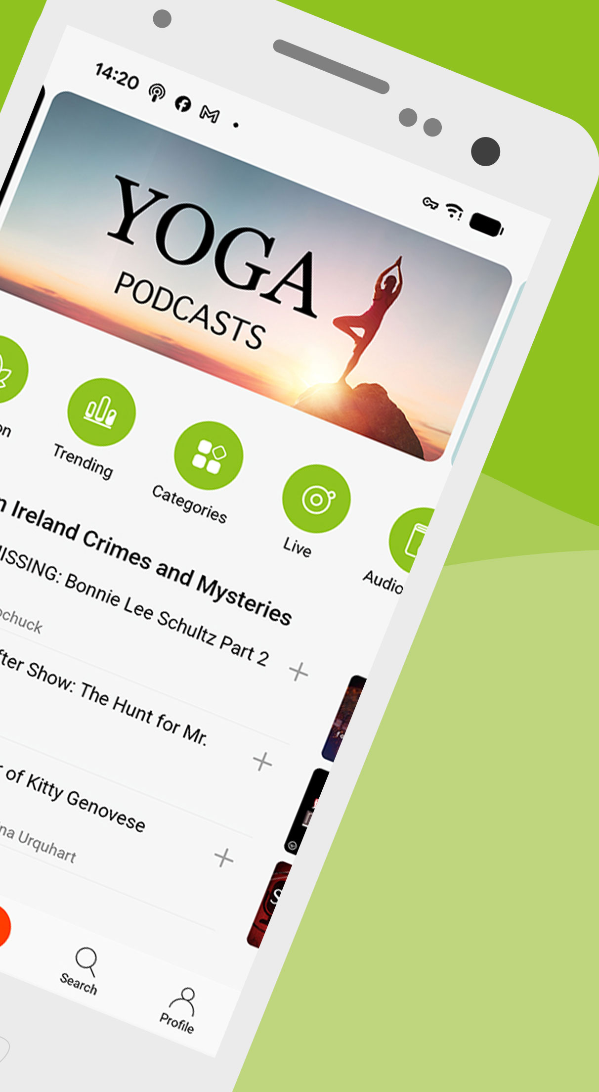 اسکرین شات 2 برنامه Podcast Player App - Podbean