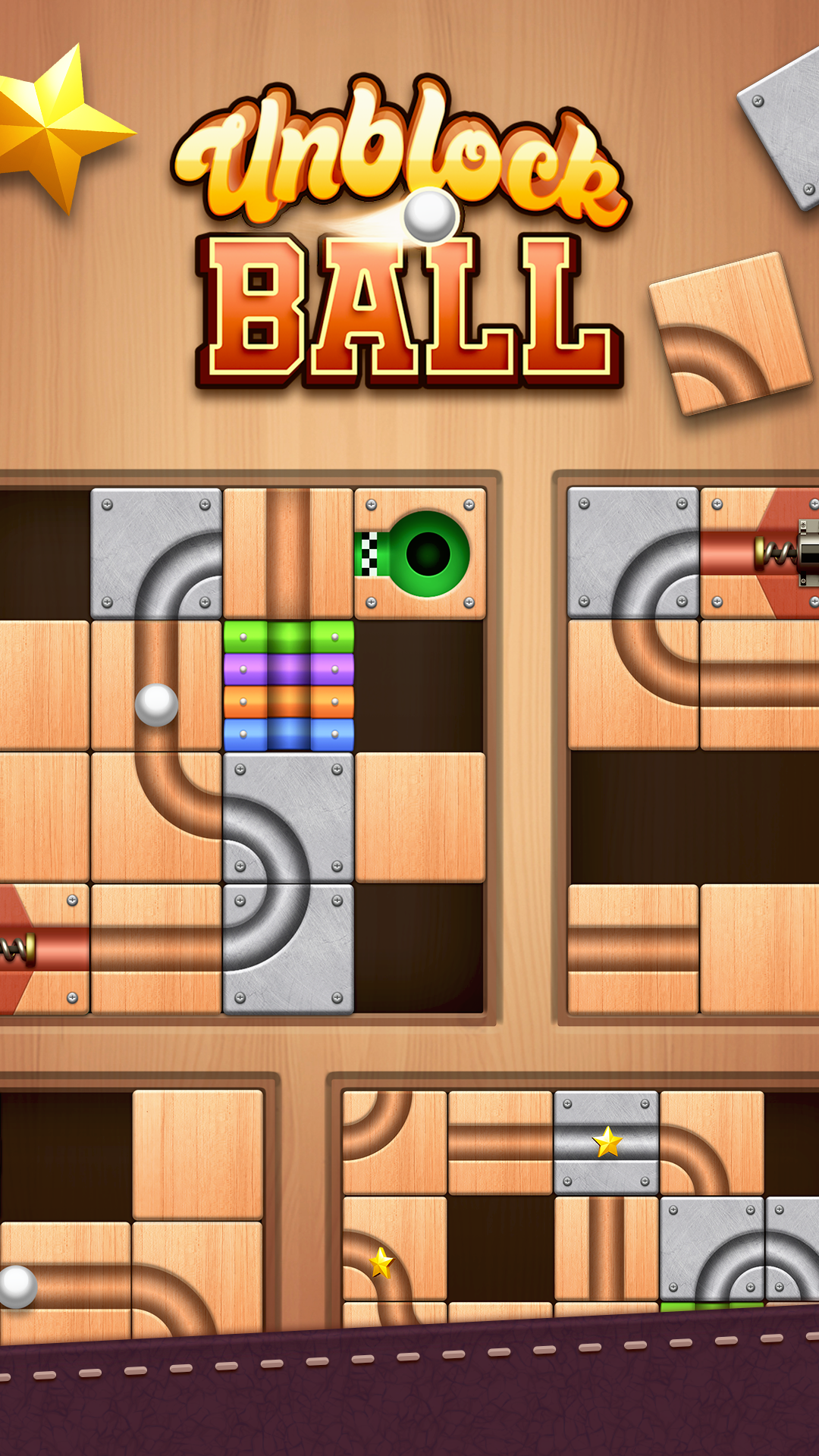 اسکرین شات 5 بازی Unblock Ball - Block Puzzle Ga