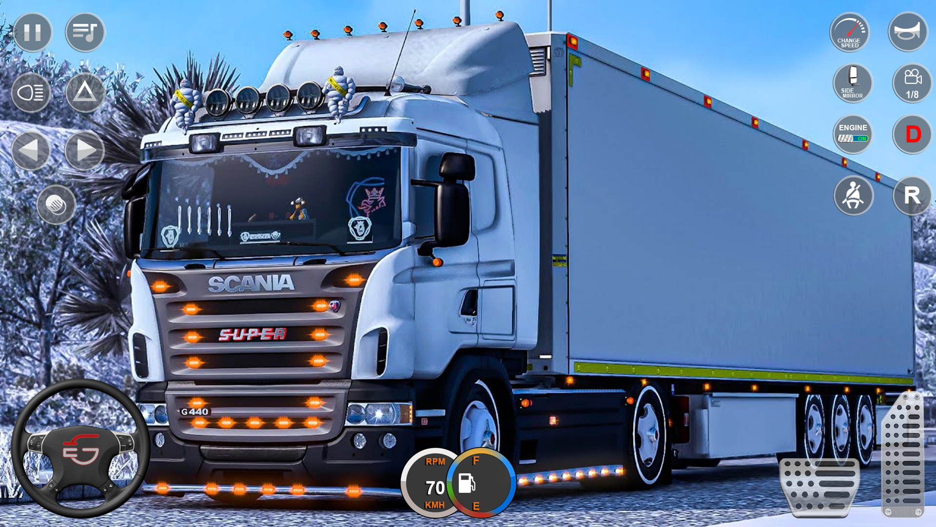 اسکرین شات 3 بازی City Euro Truck Simulator 3d